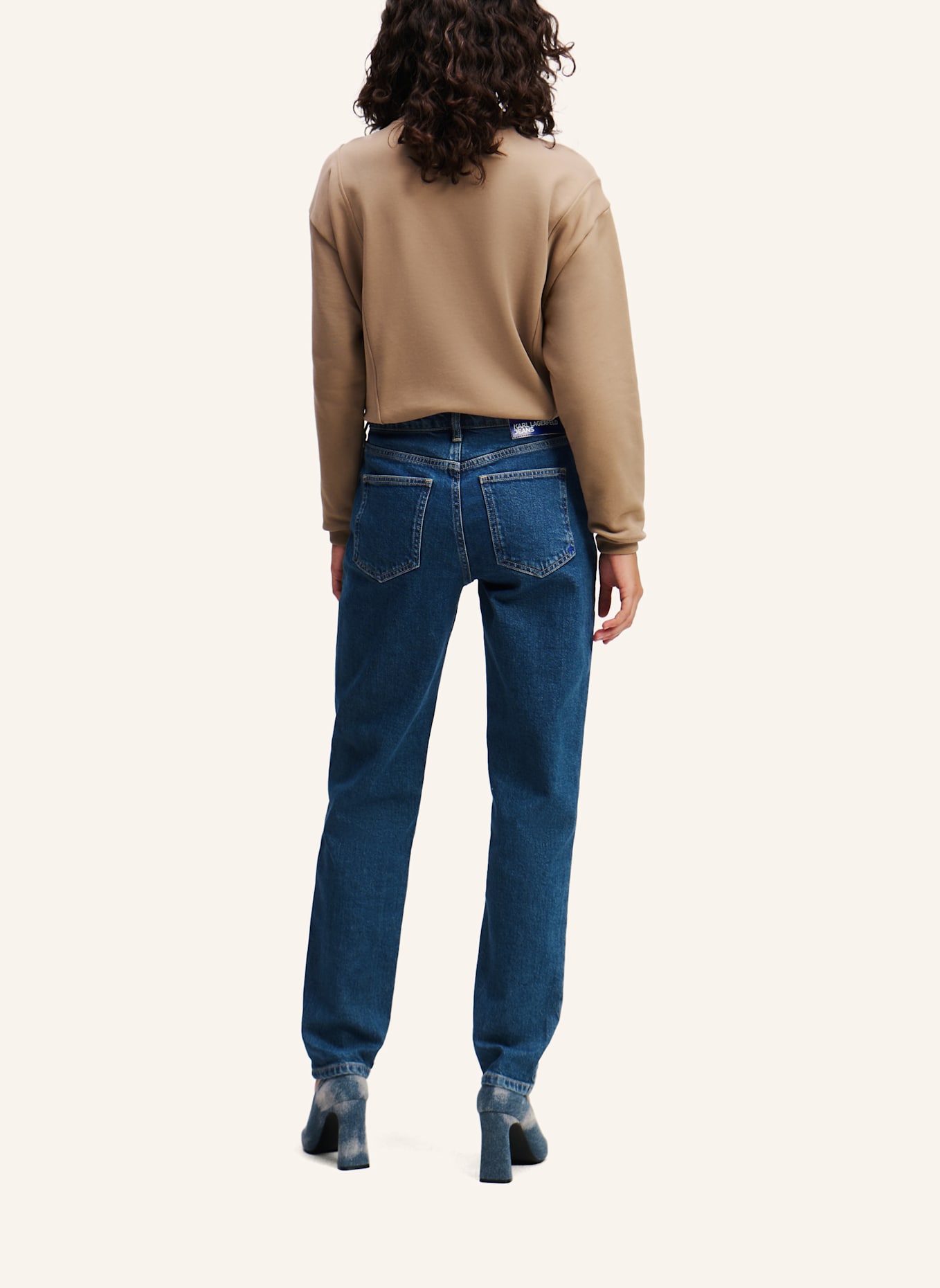 KARL LAGERFELD JEANS MOM JEANS, Farbe: DUNKELBLAU (Bild 2)