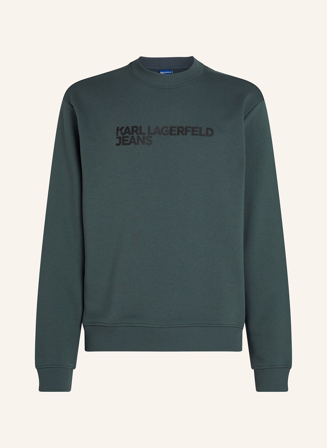 KARL LAGERFELD JEANS Sweatshirt, Farbe: DUNKELGRÜN (Bild 1)