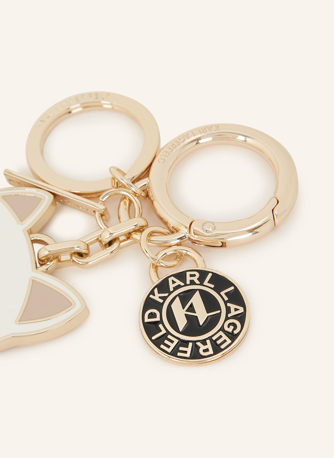 KARL LAGERFELD Schlüsselanhänger: GOLD