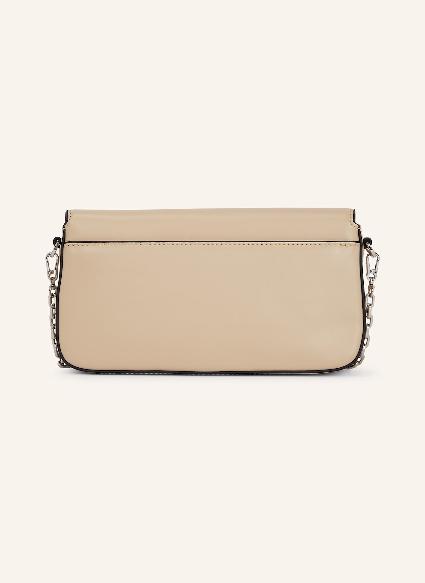 KARL LAGERFELD K/SIGNATURE POUCH: BEIGE