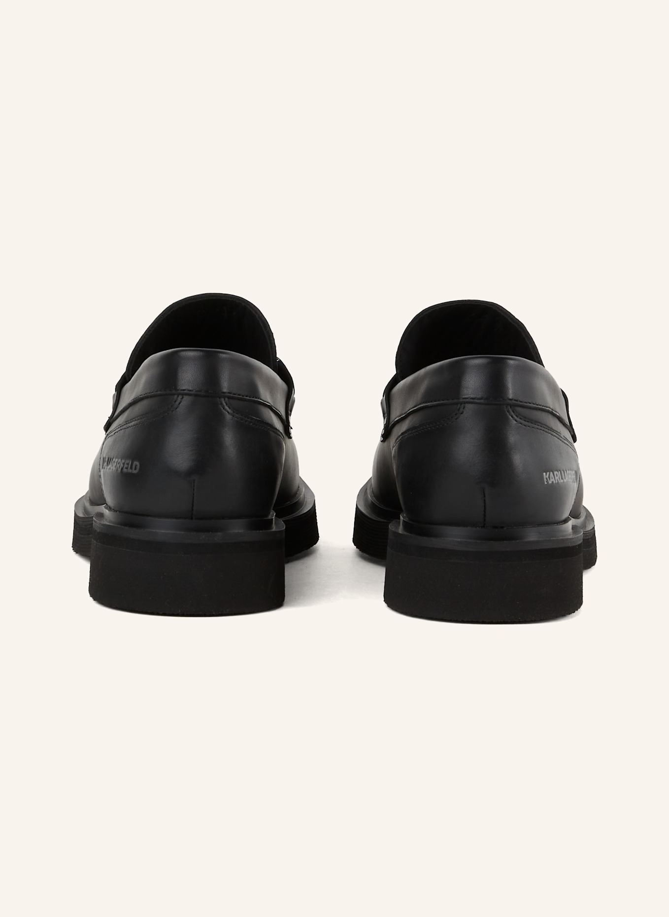 KARL LAGERFELD Flache Schuhe: SCHWARZ