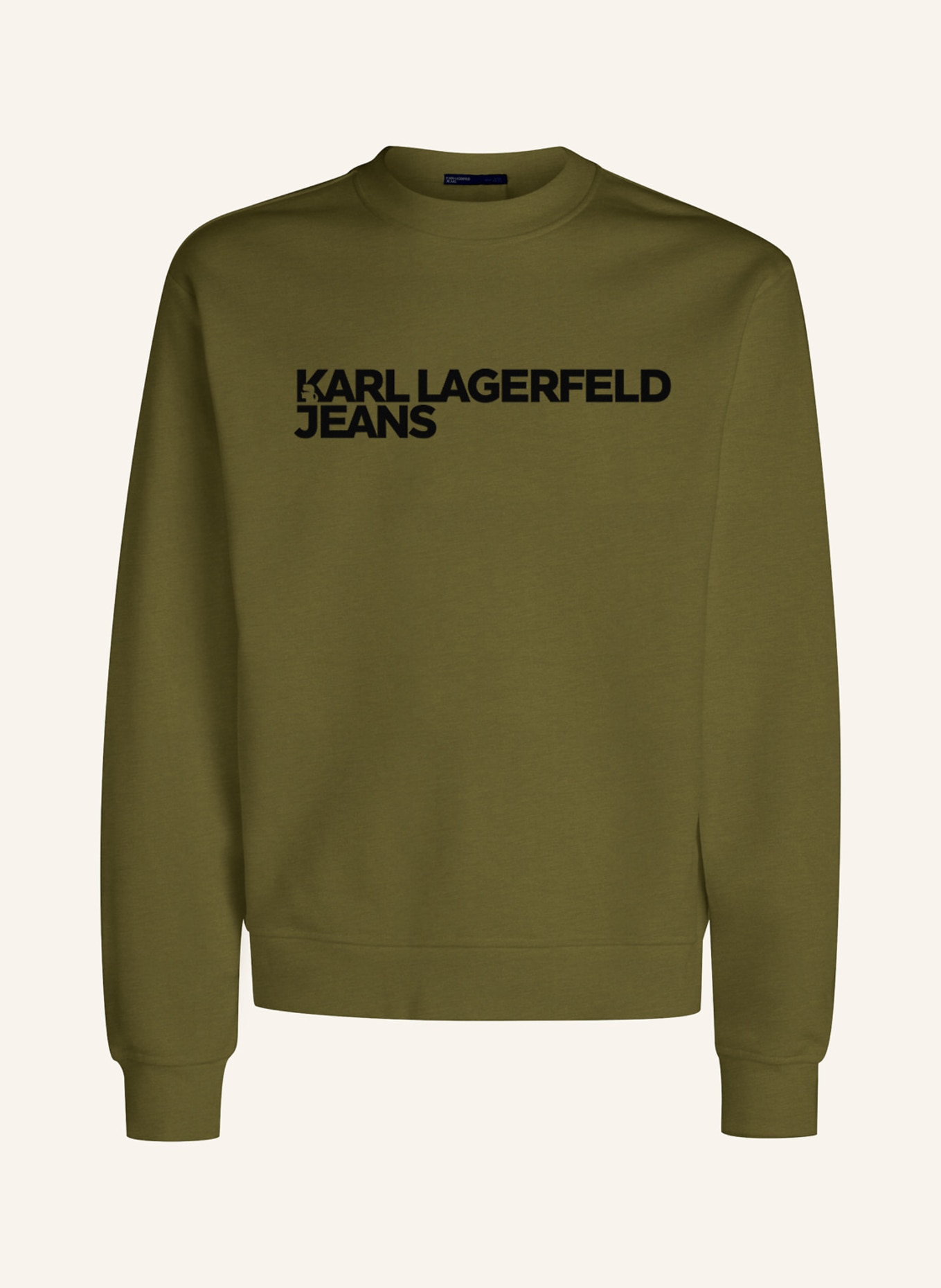 KARL LAGERFELD JEANS KLJ SWEATSHIRT MIT LOGO, Farbe: OLIV (Bild 1)