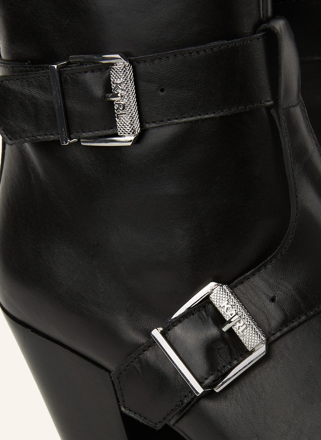 KARL LAGERFELD Stiefel, Farbe: SCHWARZ (Bild 5)