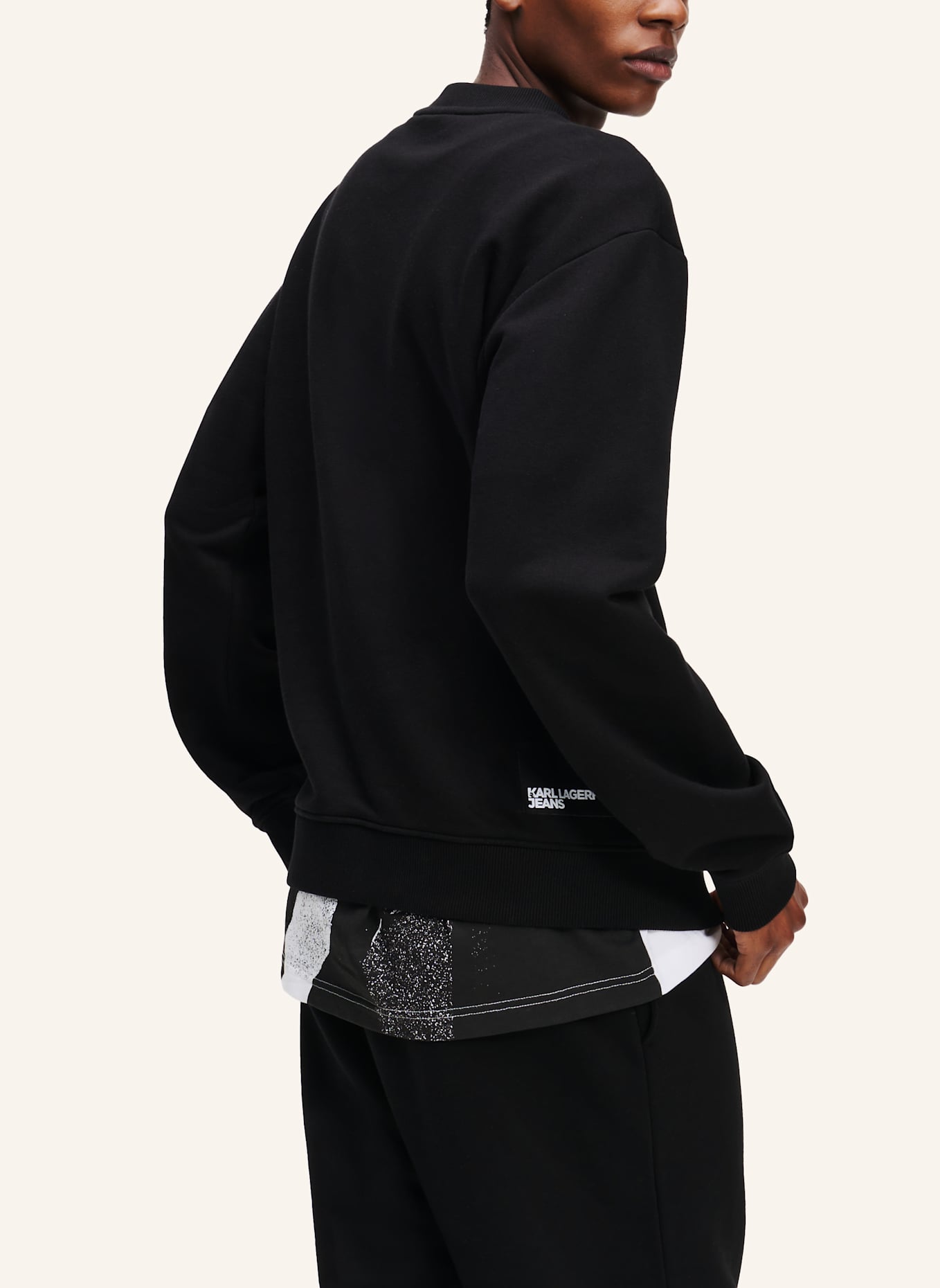 KARL LAGERFELD JEANS Sweatshirt: SCHWARZ
