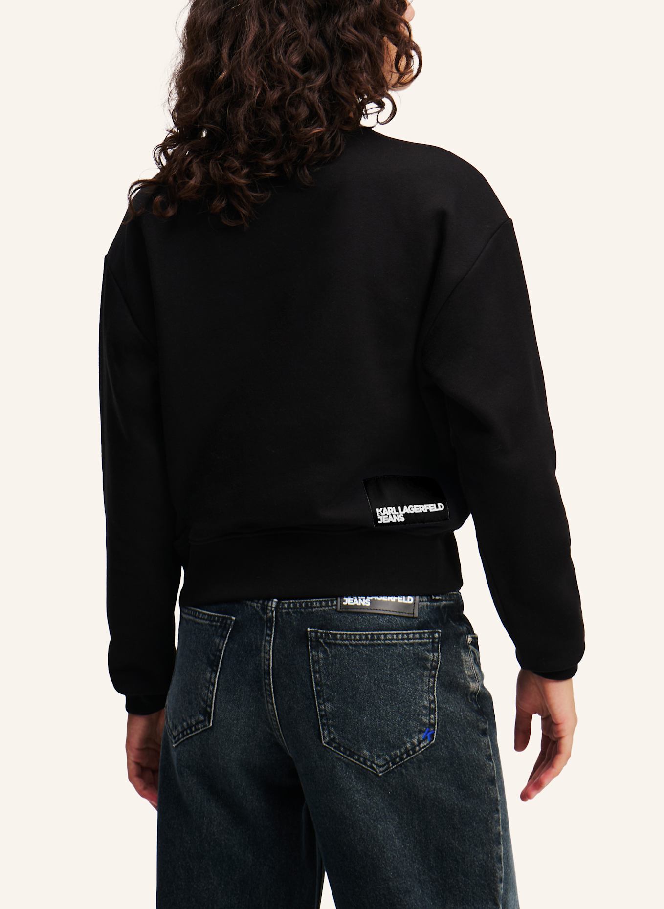 KARL LAGERFELD JEANS Sweatshirt: SCHWARZ