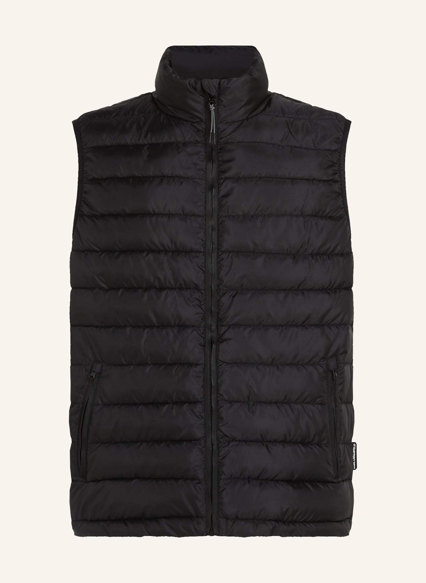 KARL LAGERFELD Weste: SCHWARZ