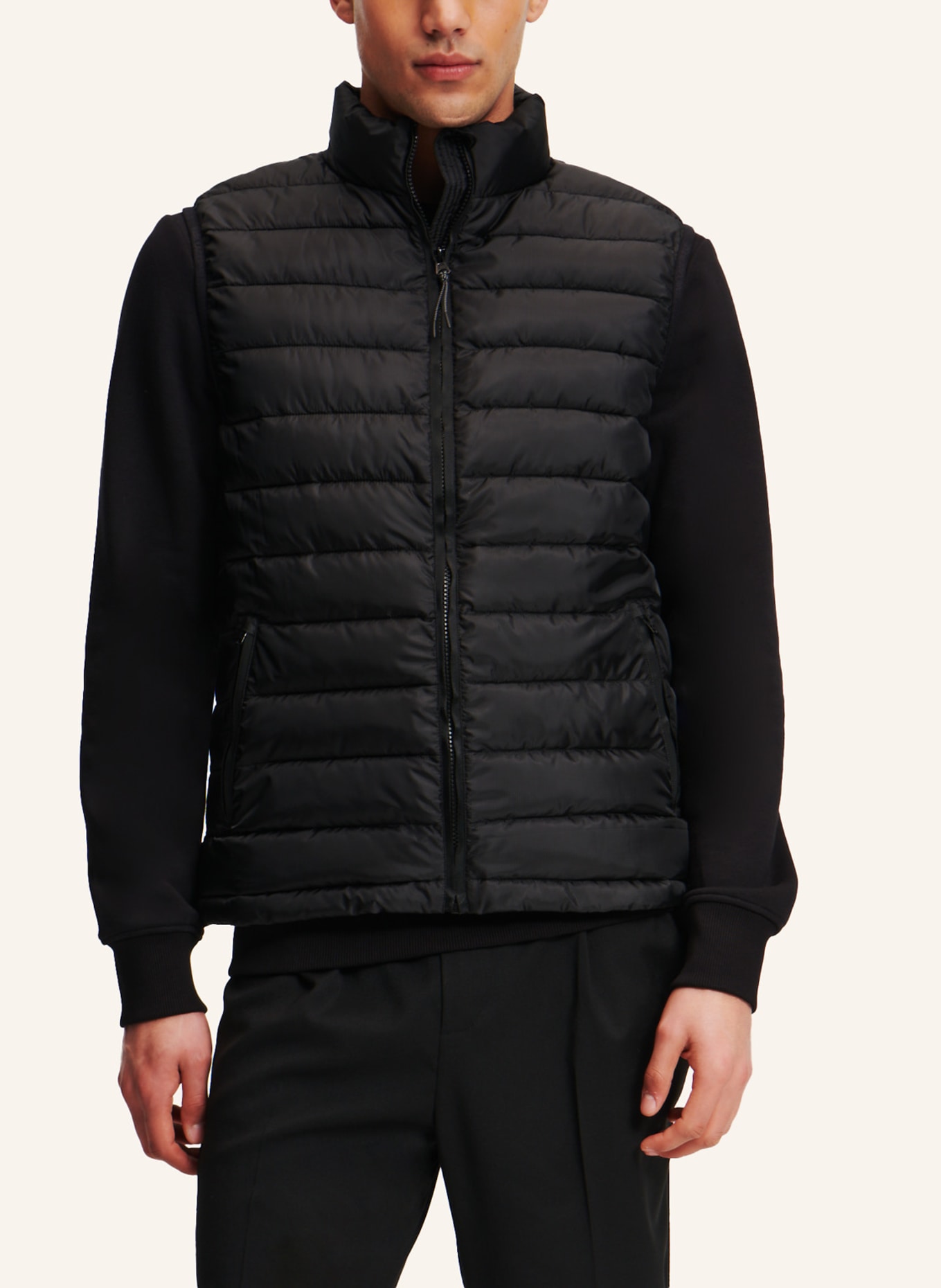 KARL LAGERFELD Weste: SCHWARZ