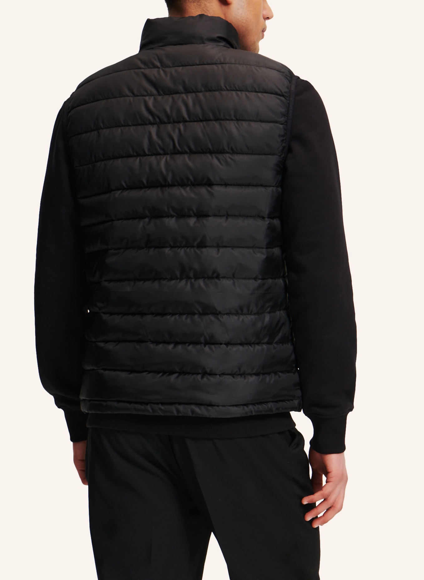 KARL LAGERFELD Weste: SCHWARZ