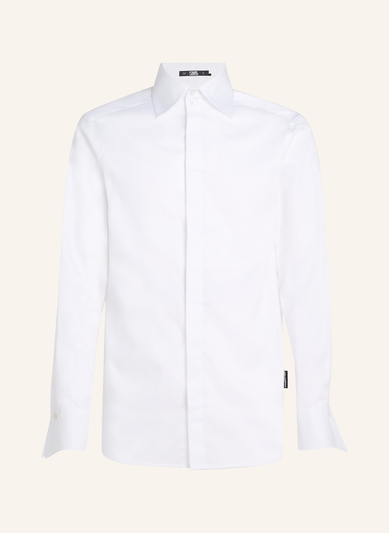 KARL LAGERFELD Hemd: WEISS