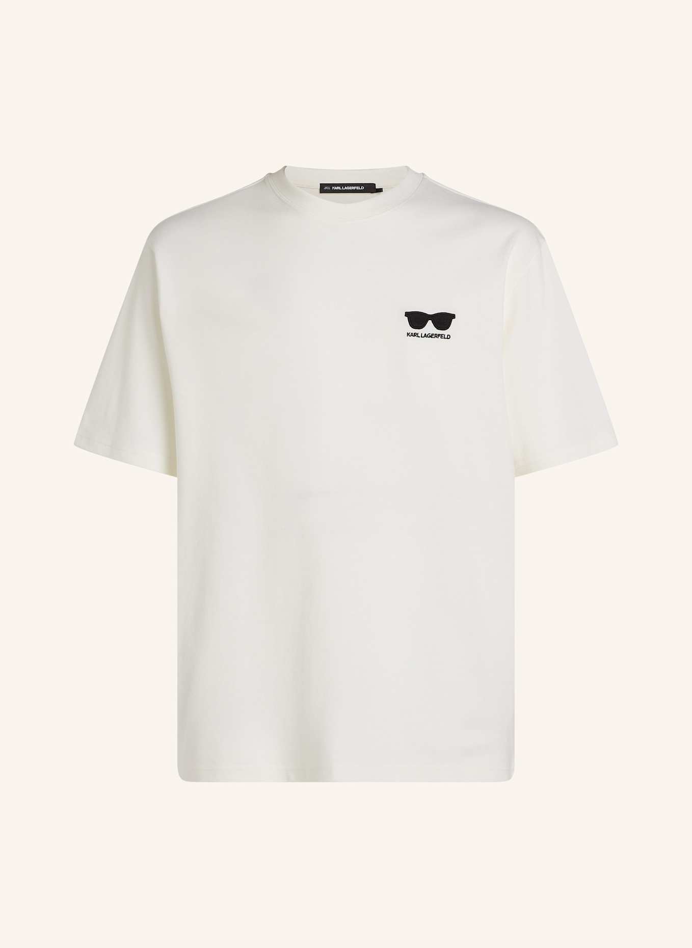 KARL LAGERFELD T-shirt: BEIGE