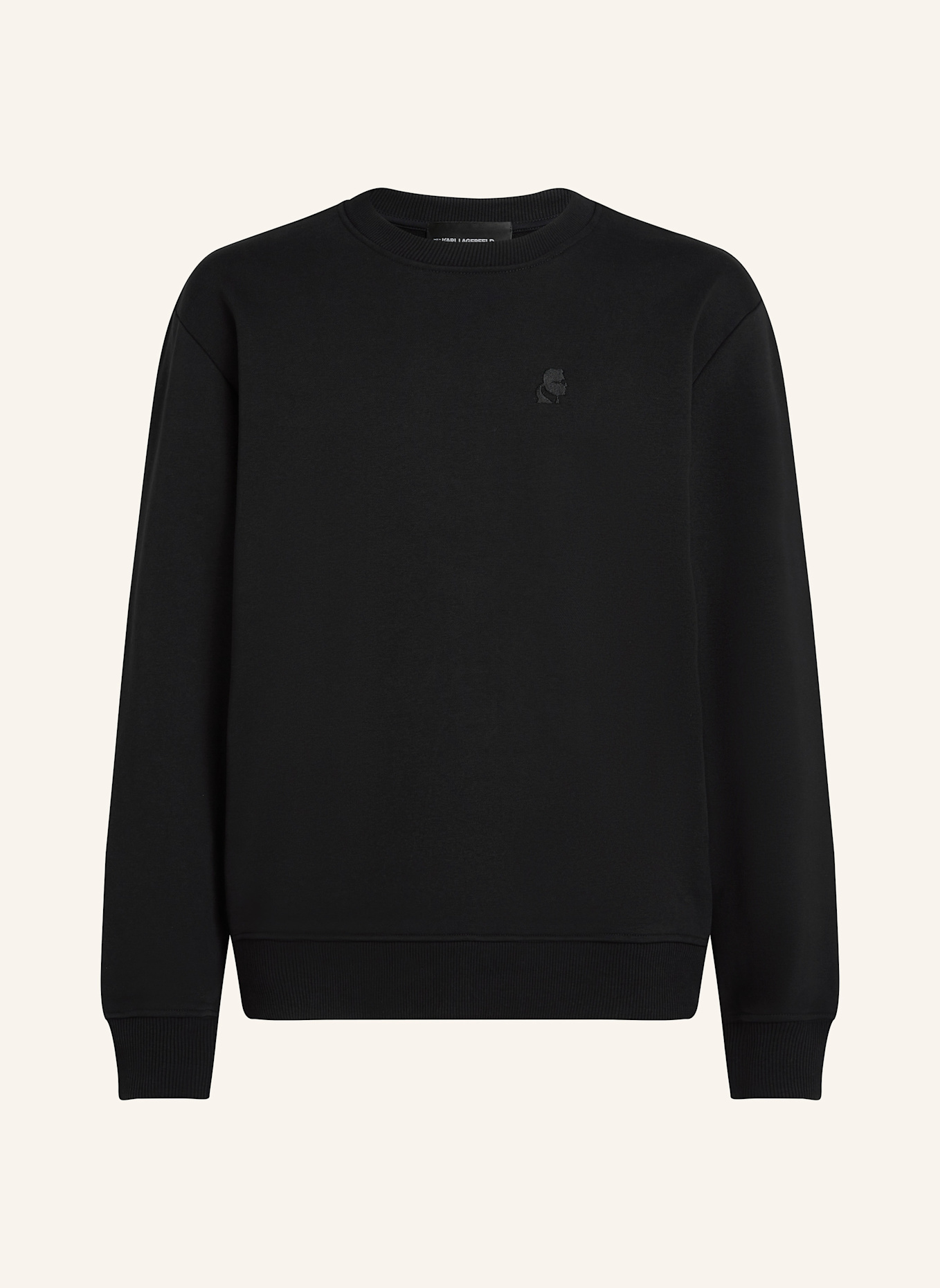 KARL LAGERFELD Sweatshirt: SCHWARZ