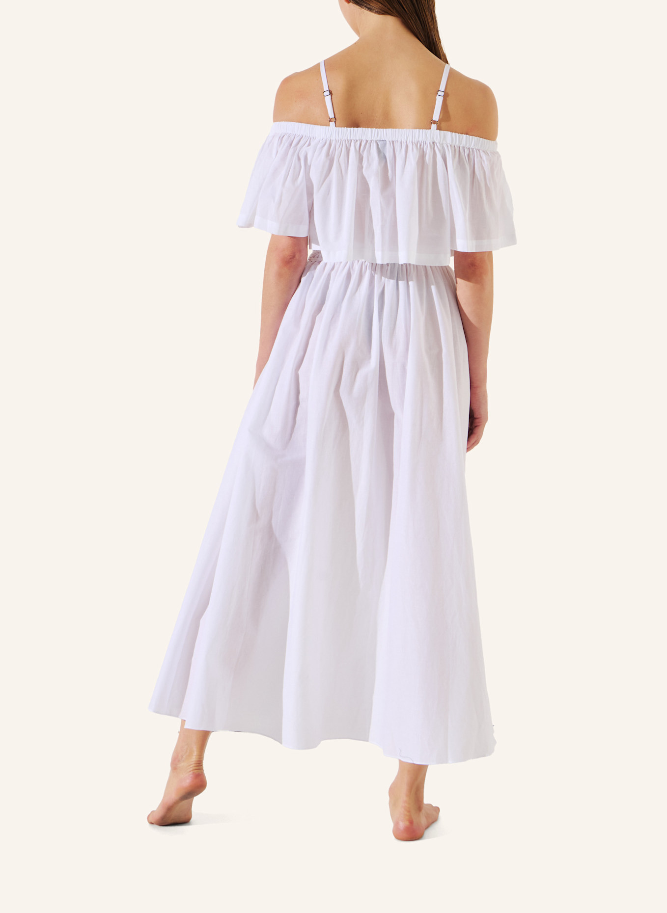 KARL LAGERFELD Maxirock: WEISS