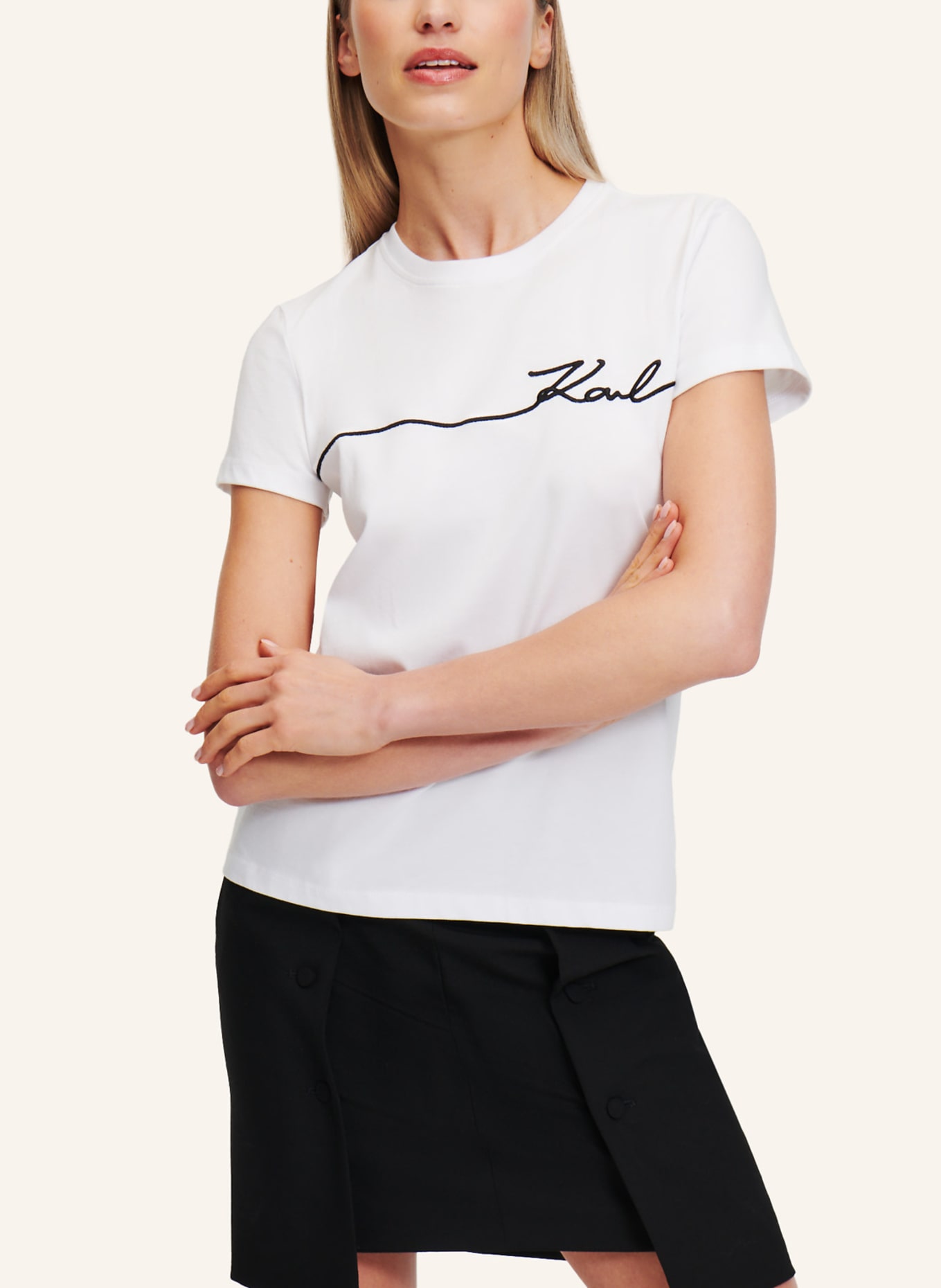 KARL LAGERFELD T-shirt: WEISS