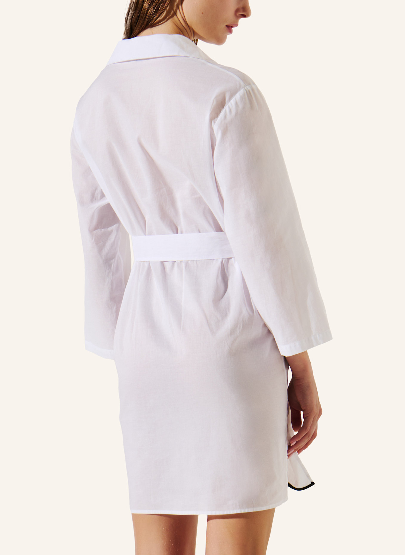 KARL LAGERFELD Strandkleid: WEISS