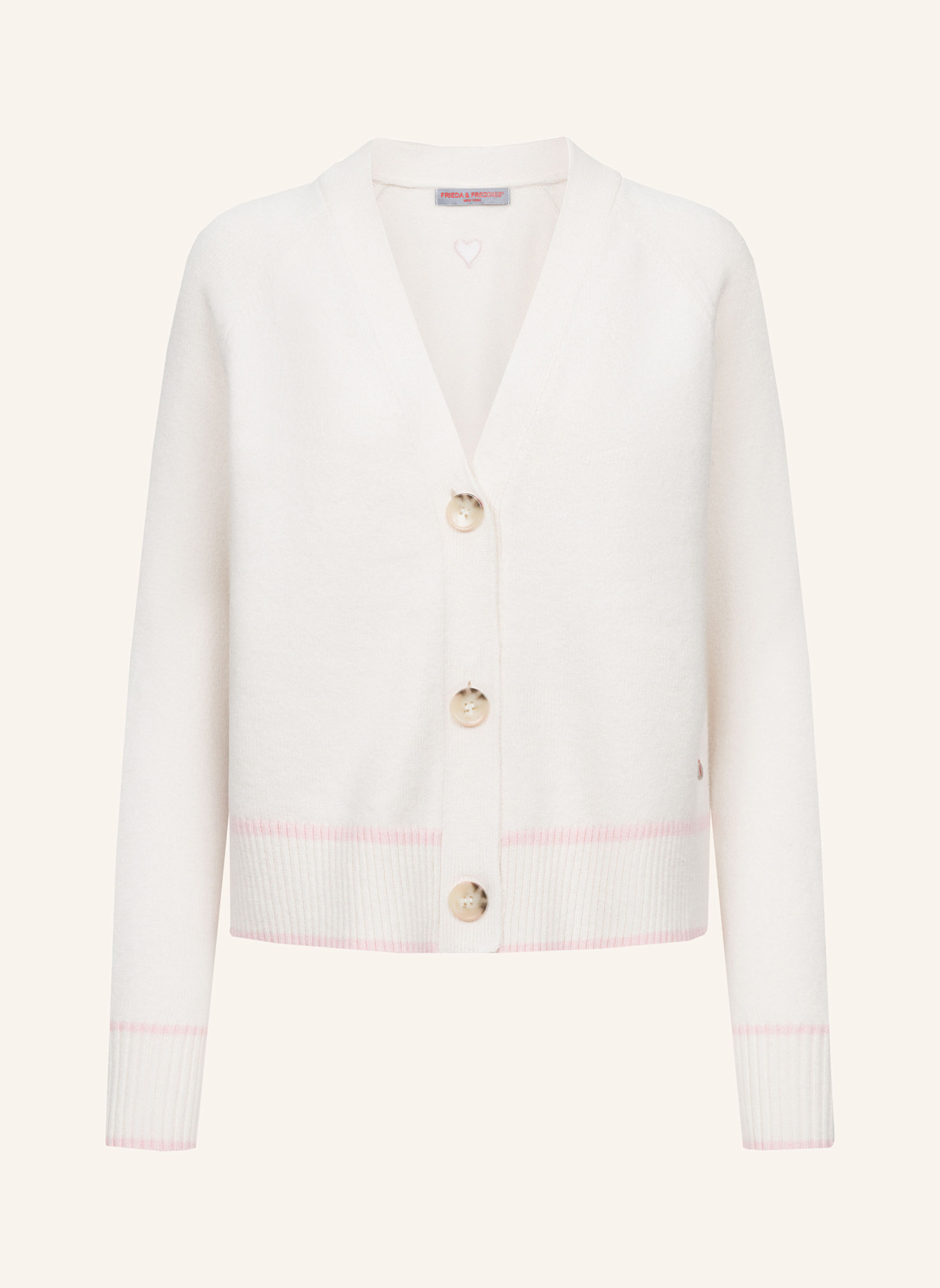 FRIEDA & FREDDIES Strickjacke: CREME