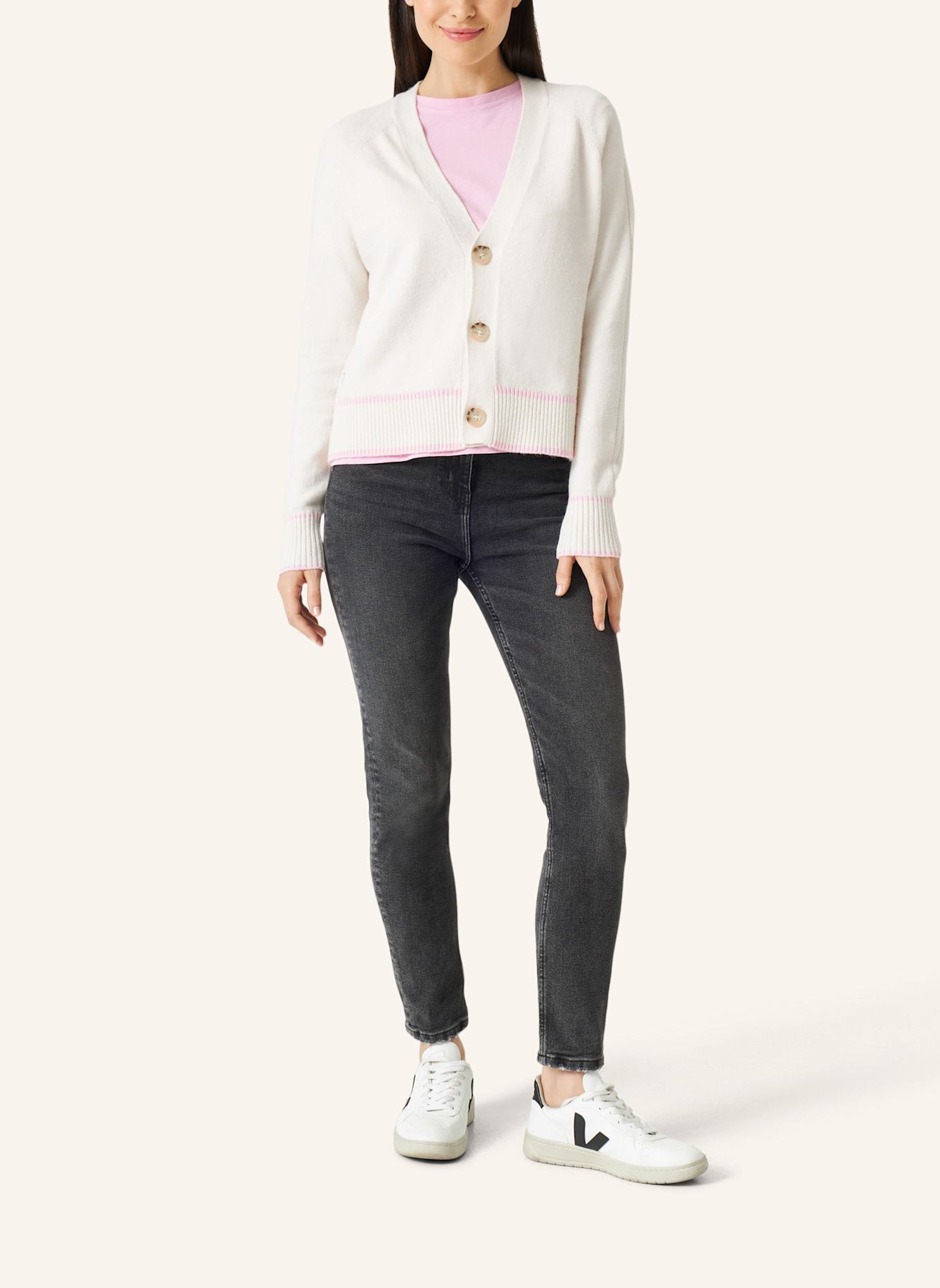 FRIEDA & FREDDIES Strickjacke: CREME