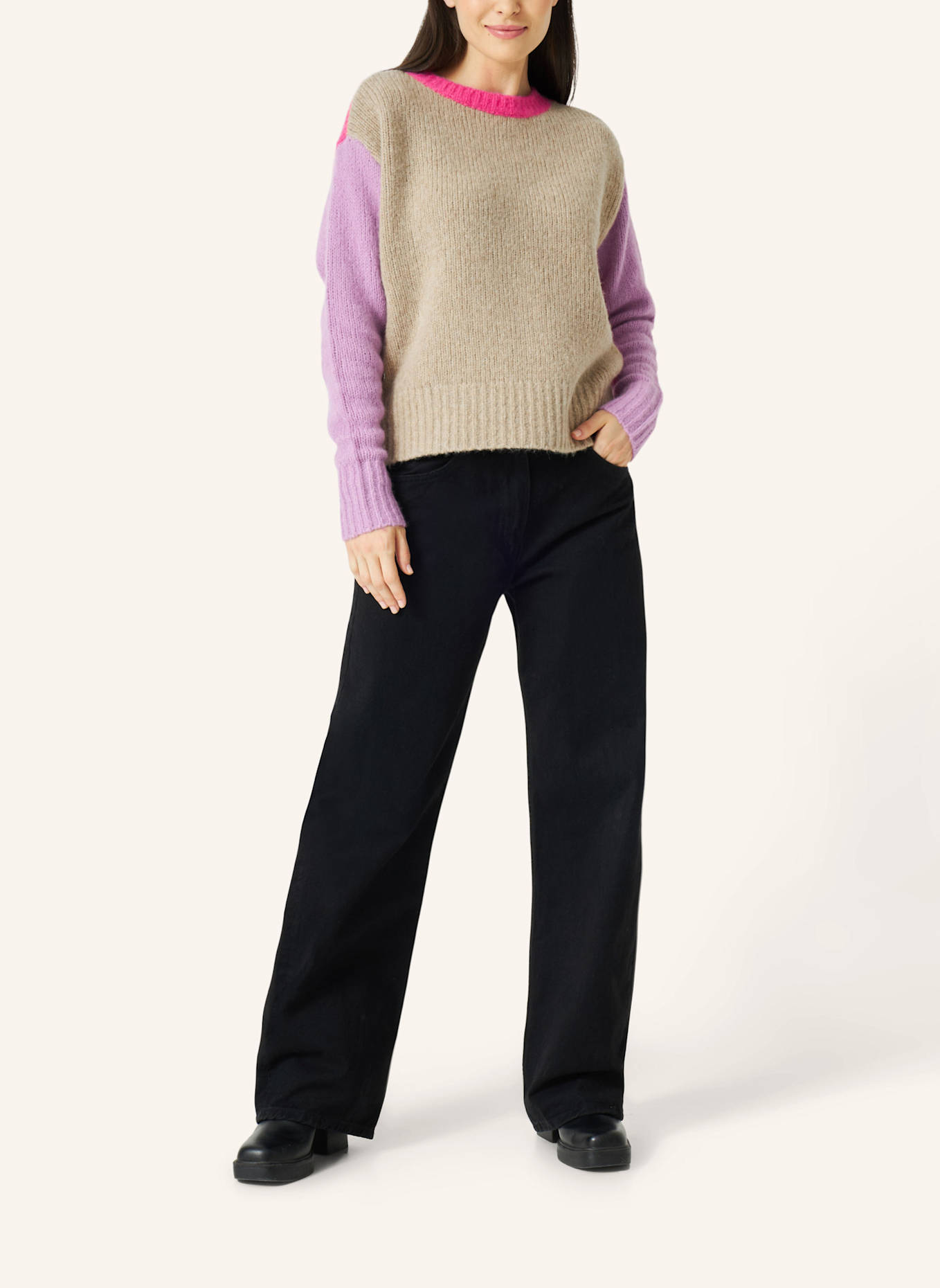 FRIEDA & FREDDIES Pullover: BEIGE