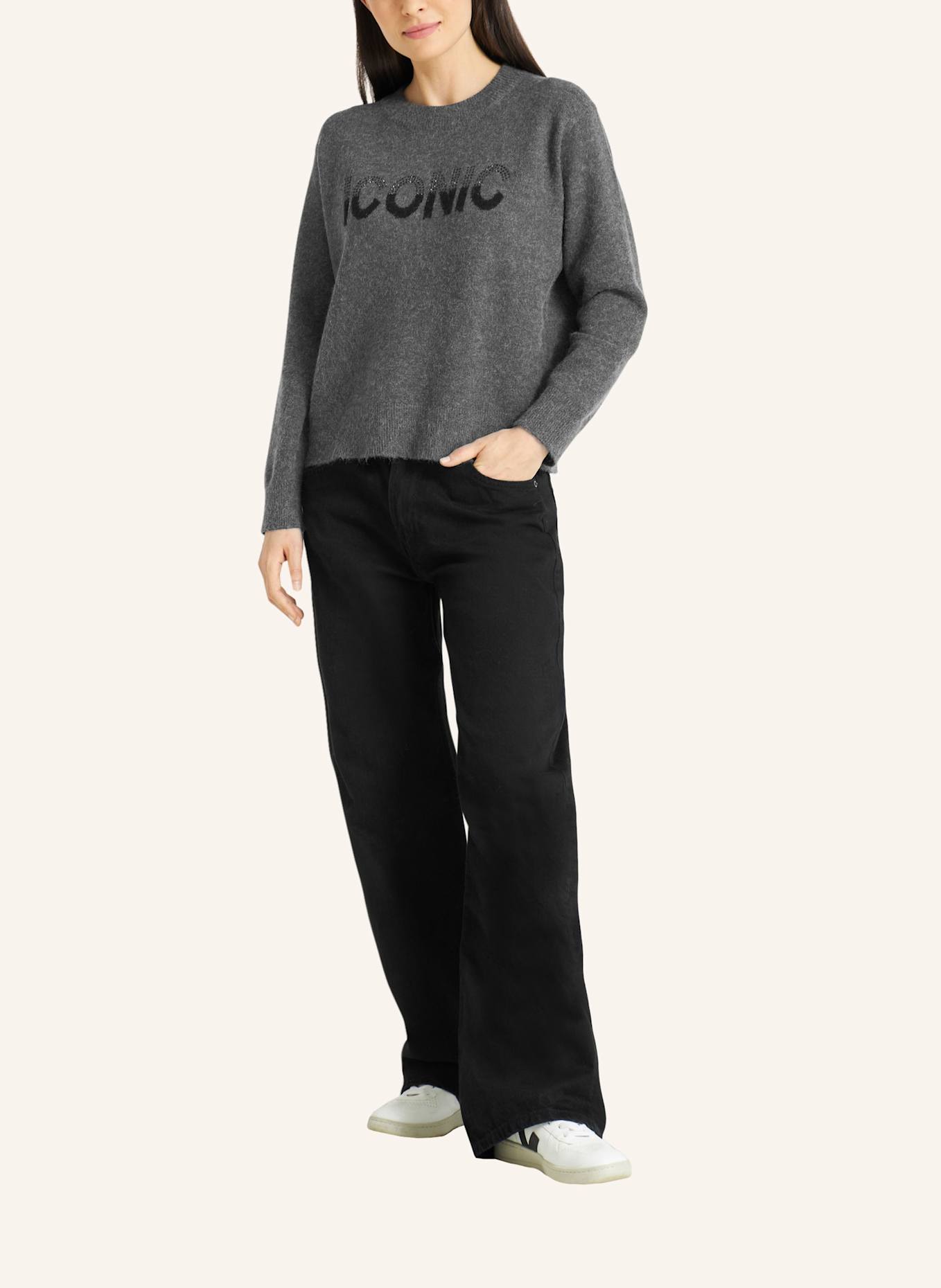 FRIEDA & FREDDIES Pullover: DUNKELGRAU