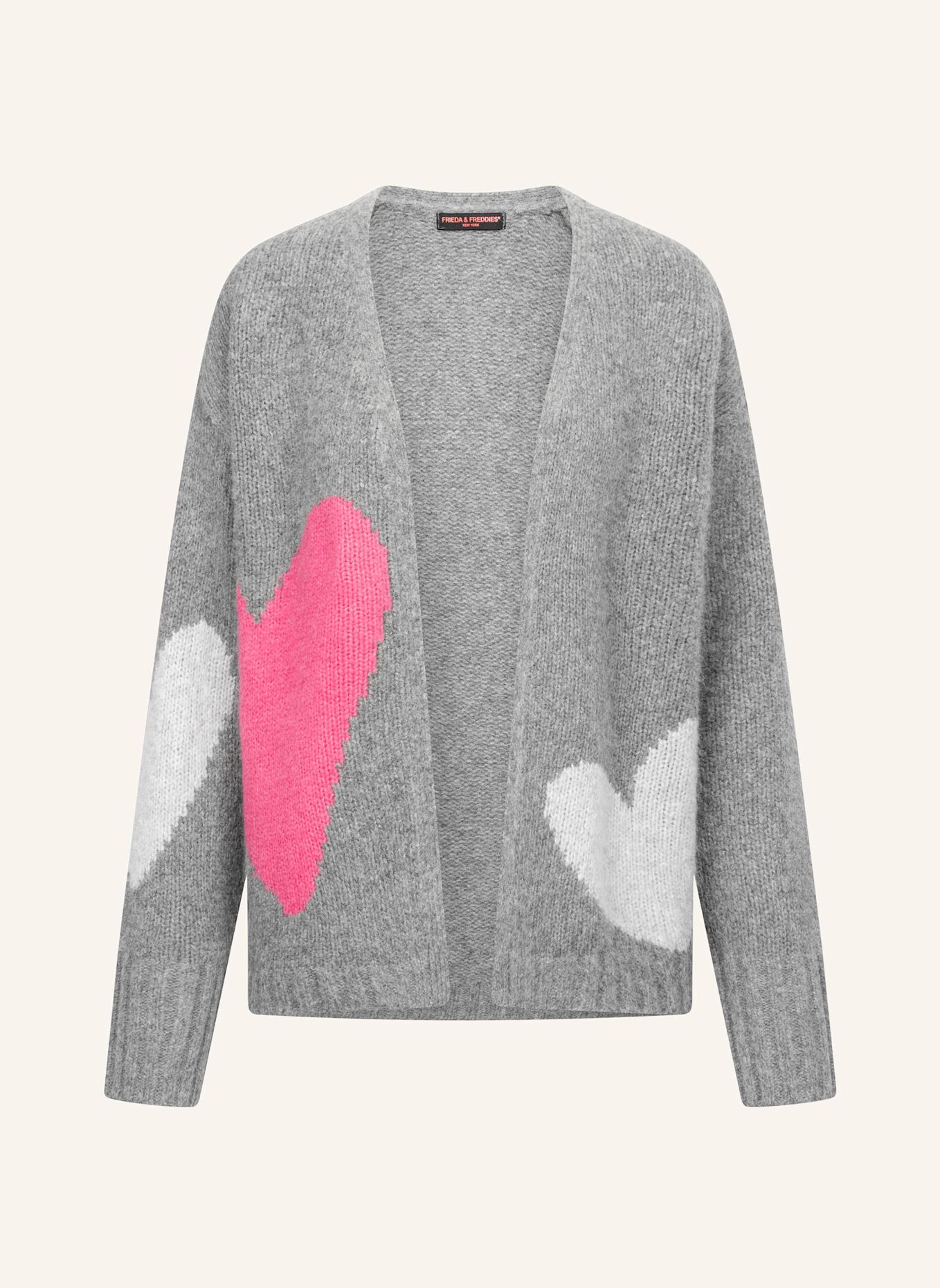 FRIEDA & FREDDIES Strickjacke: GRAU