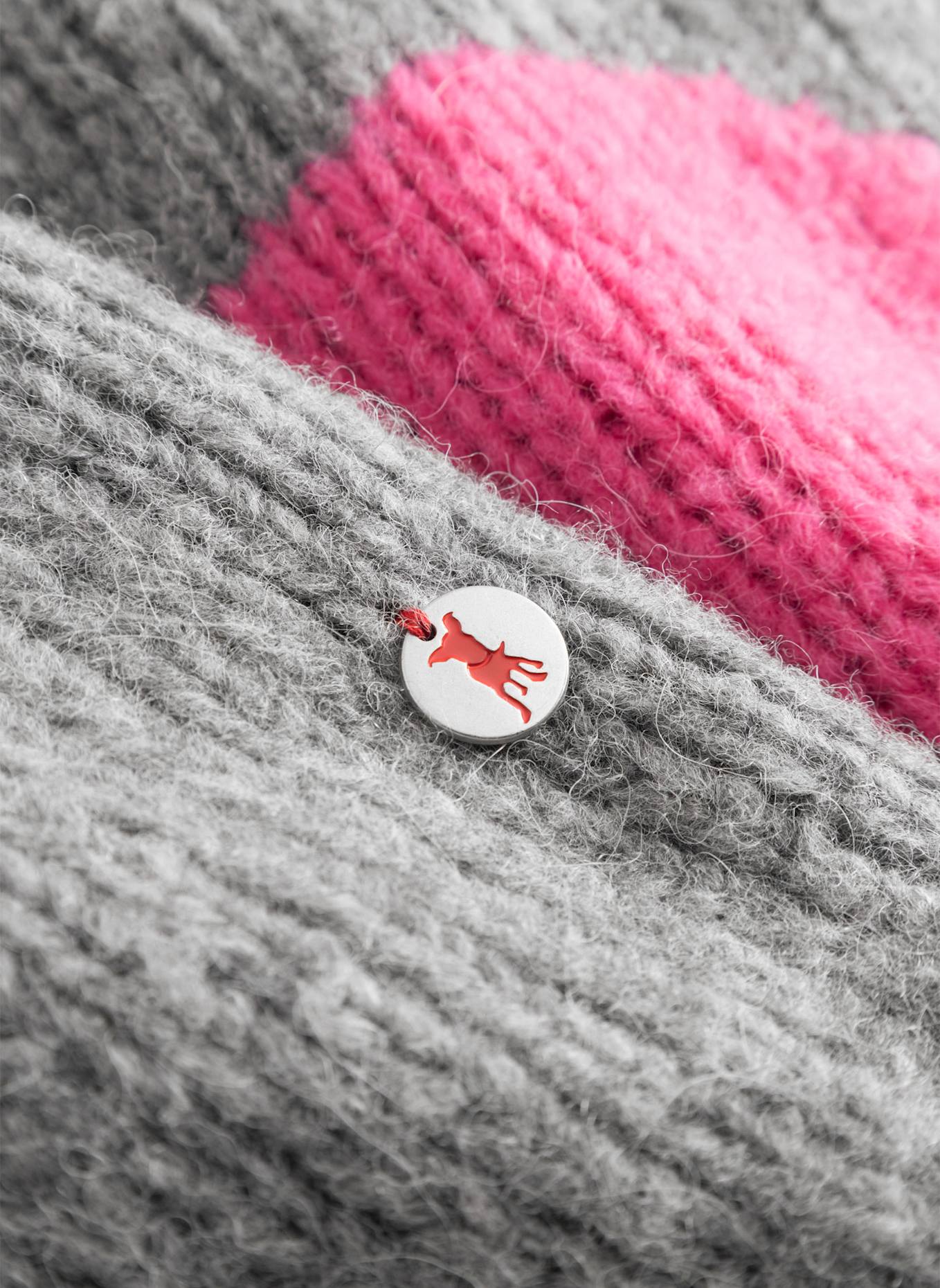 FRIEDA & FREDDIES Strickjacke: GRAU