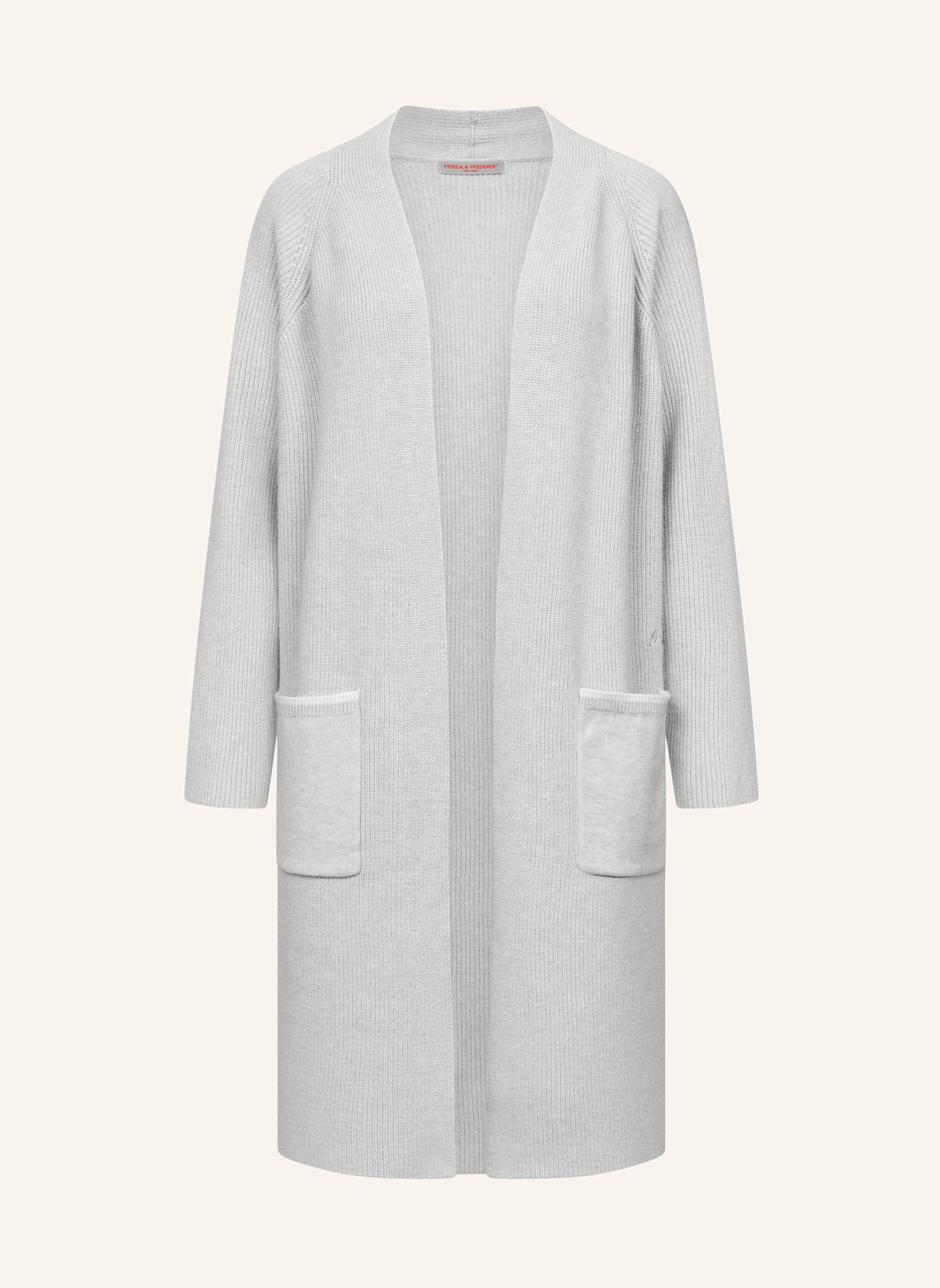 FRIEDA & FREDDIES Strickjacke: HELLGRAU