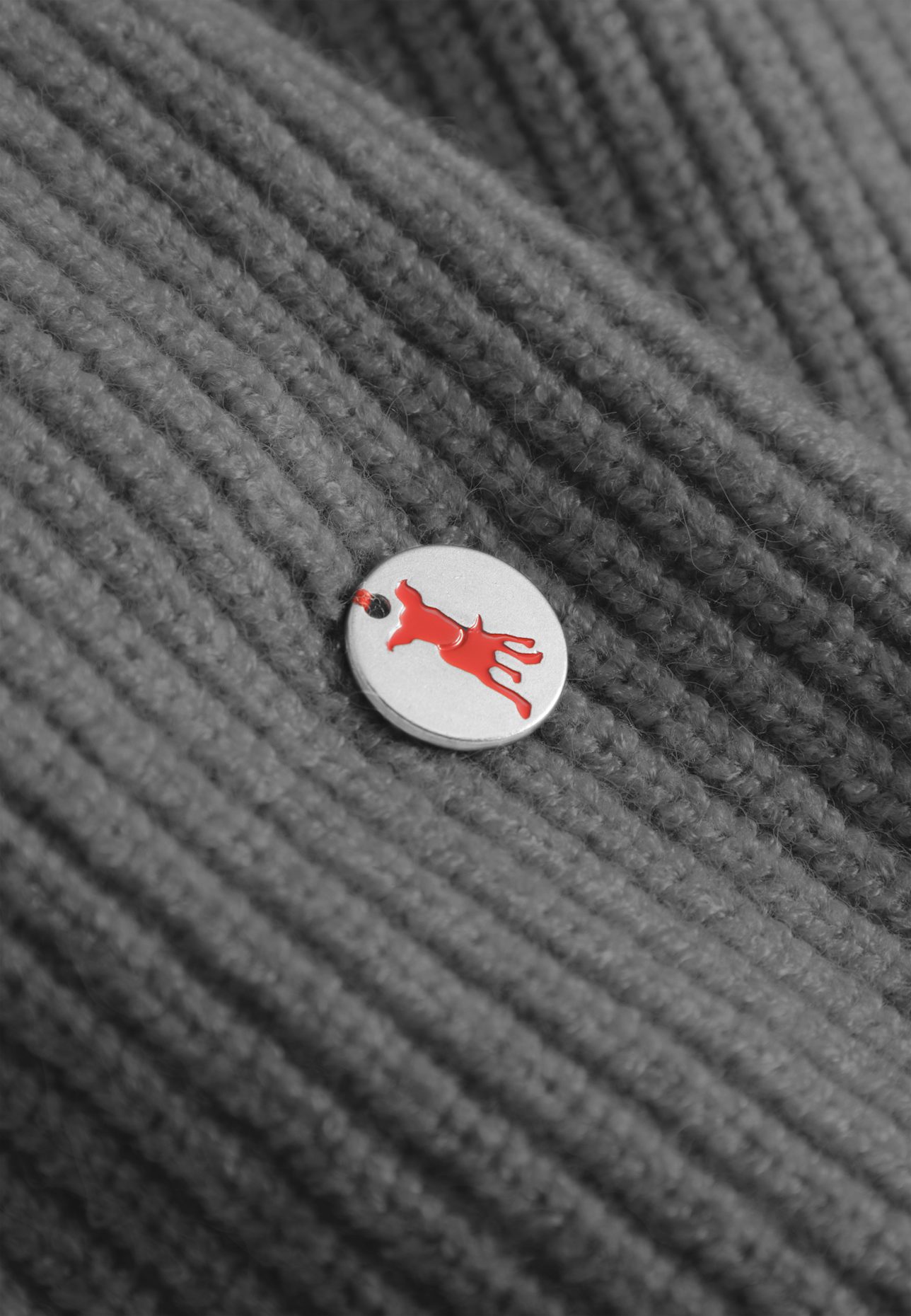 FRIEDA & FREDDIES Strickjacke: DUNKELGRAU