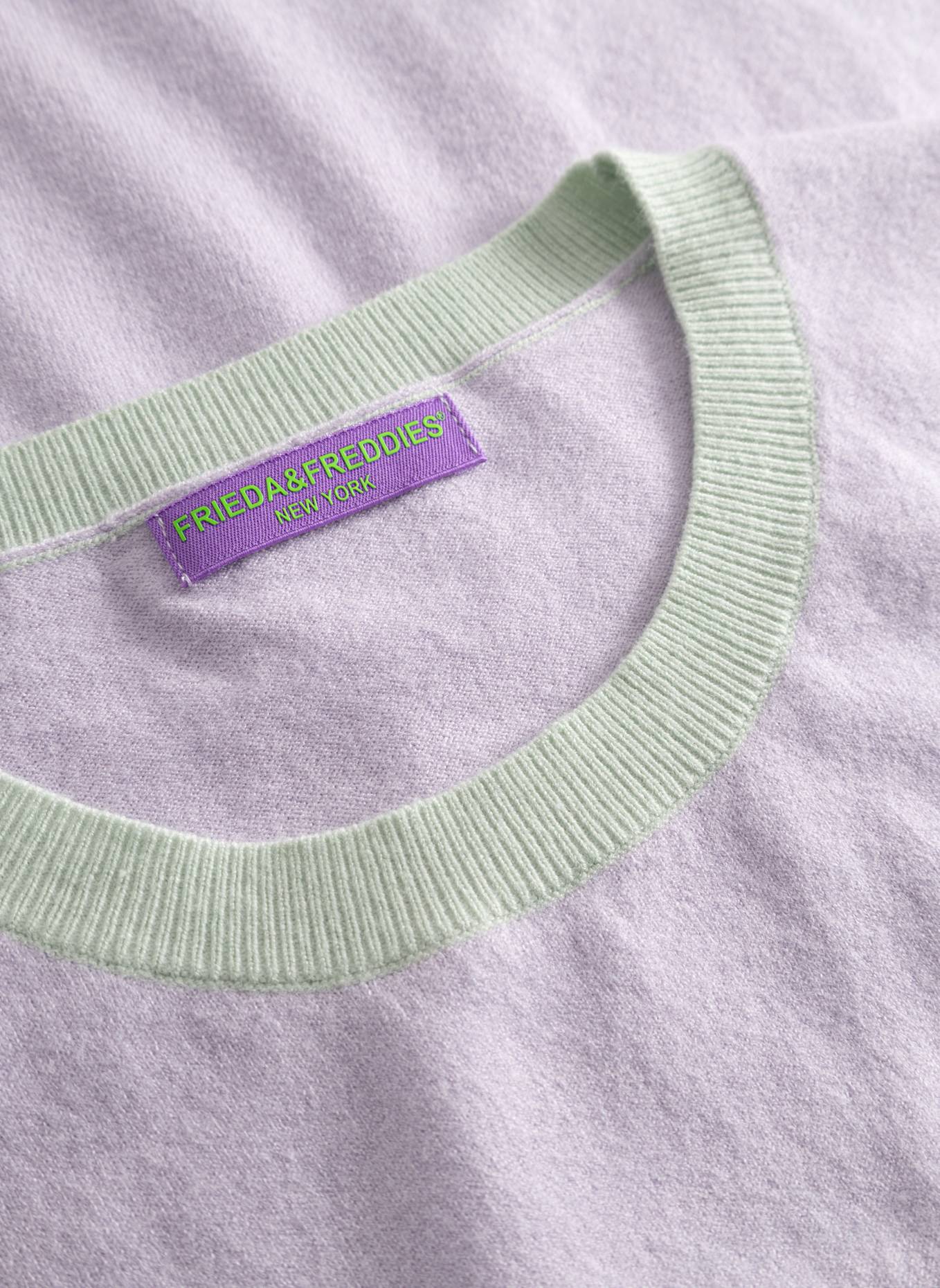 FRIEDA & FREDDIES Stricktshirt: HELLLILA