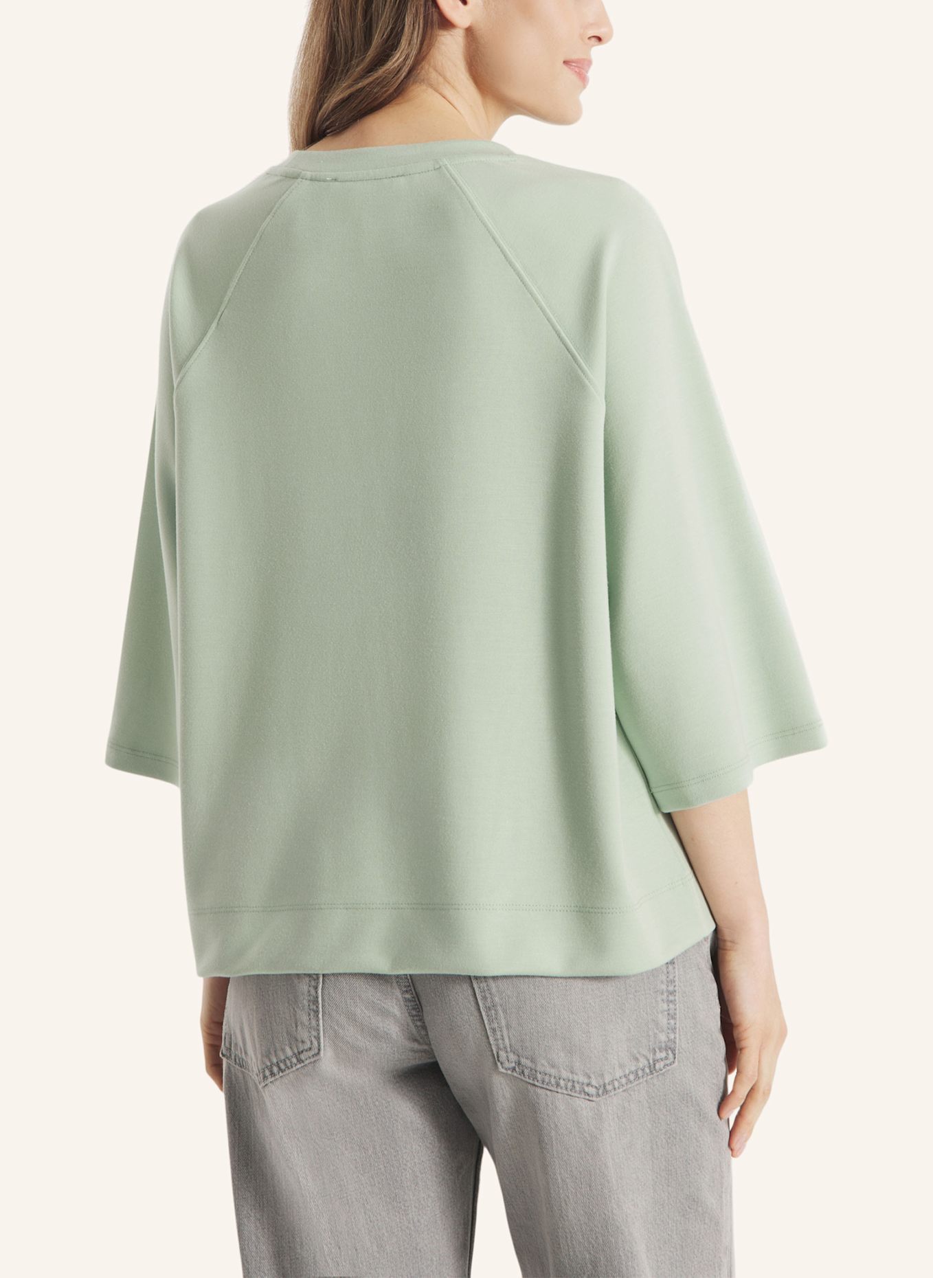 FRIEDA & FREDDIES Sweatshirt mit 3/4-Arm: HELLGRÜN