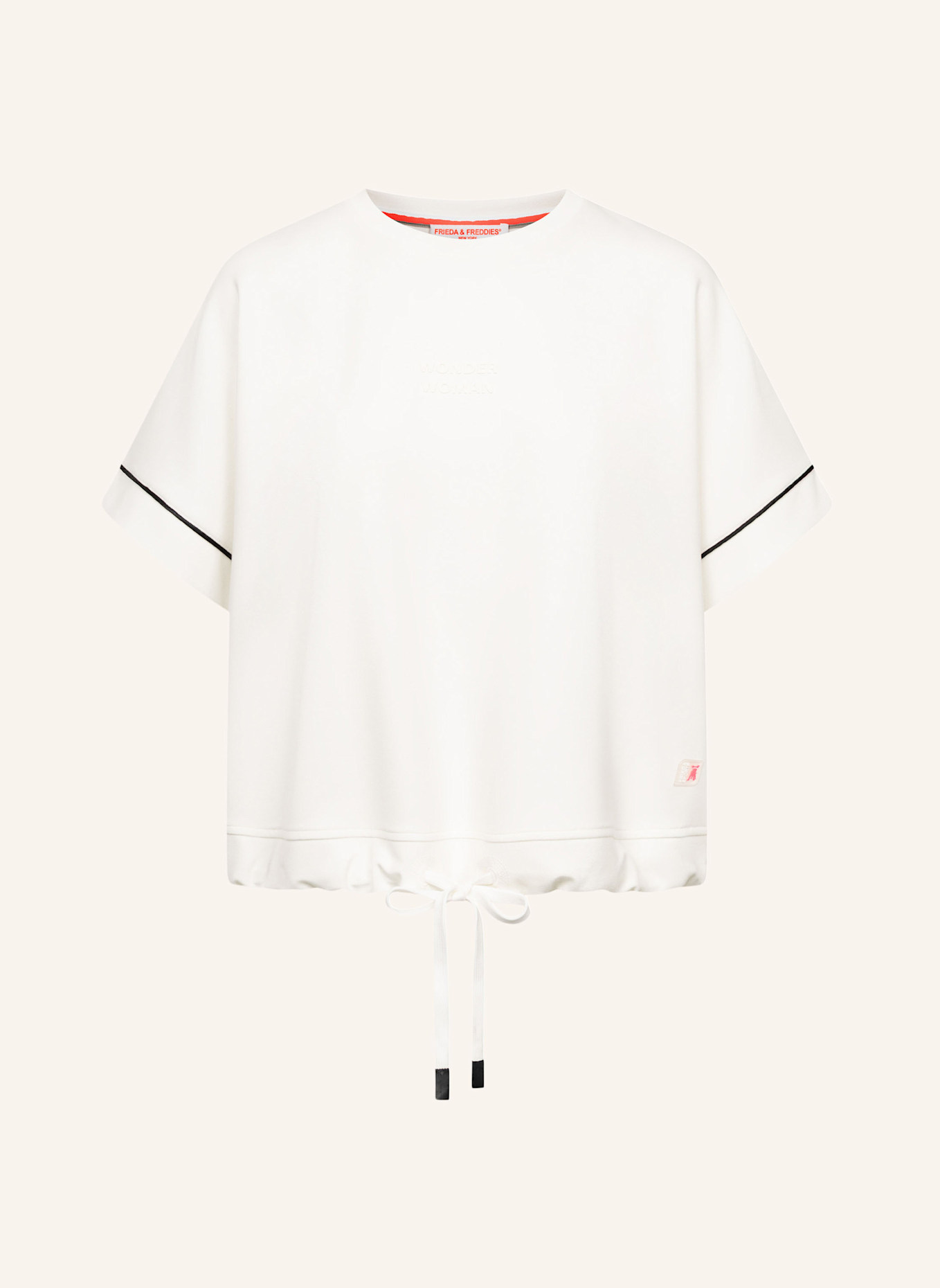 FRIEDA & FREDDIES T-Shirt mit Kordelzug: BEIGE