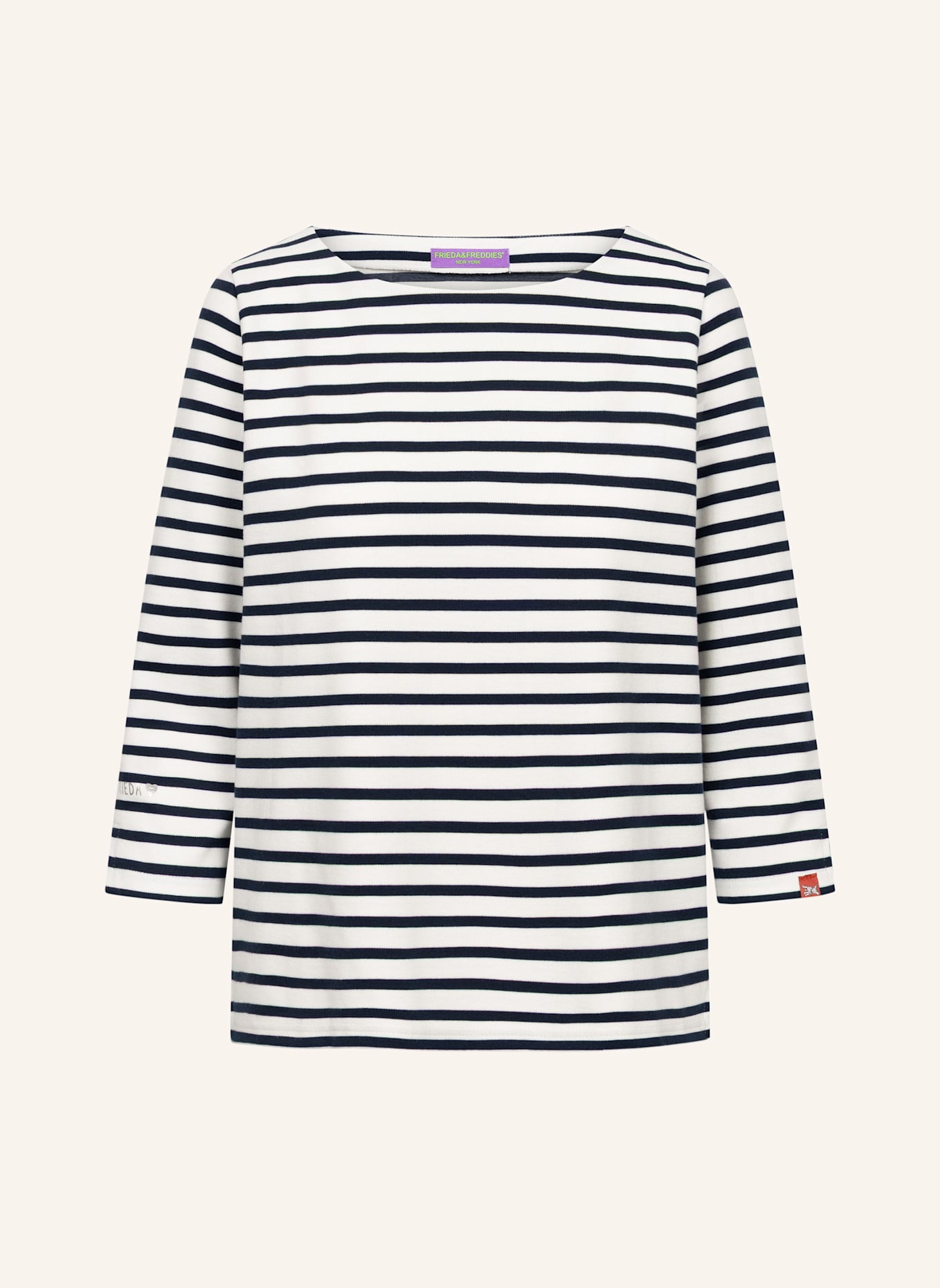 FRIEDA & FREDDIES Shirt mit 3/4 -Arm: DUNKELBLAU