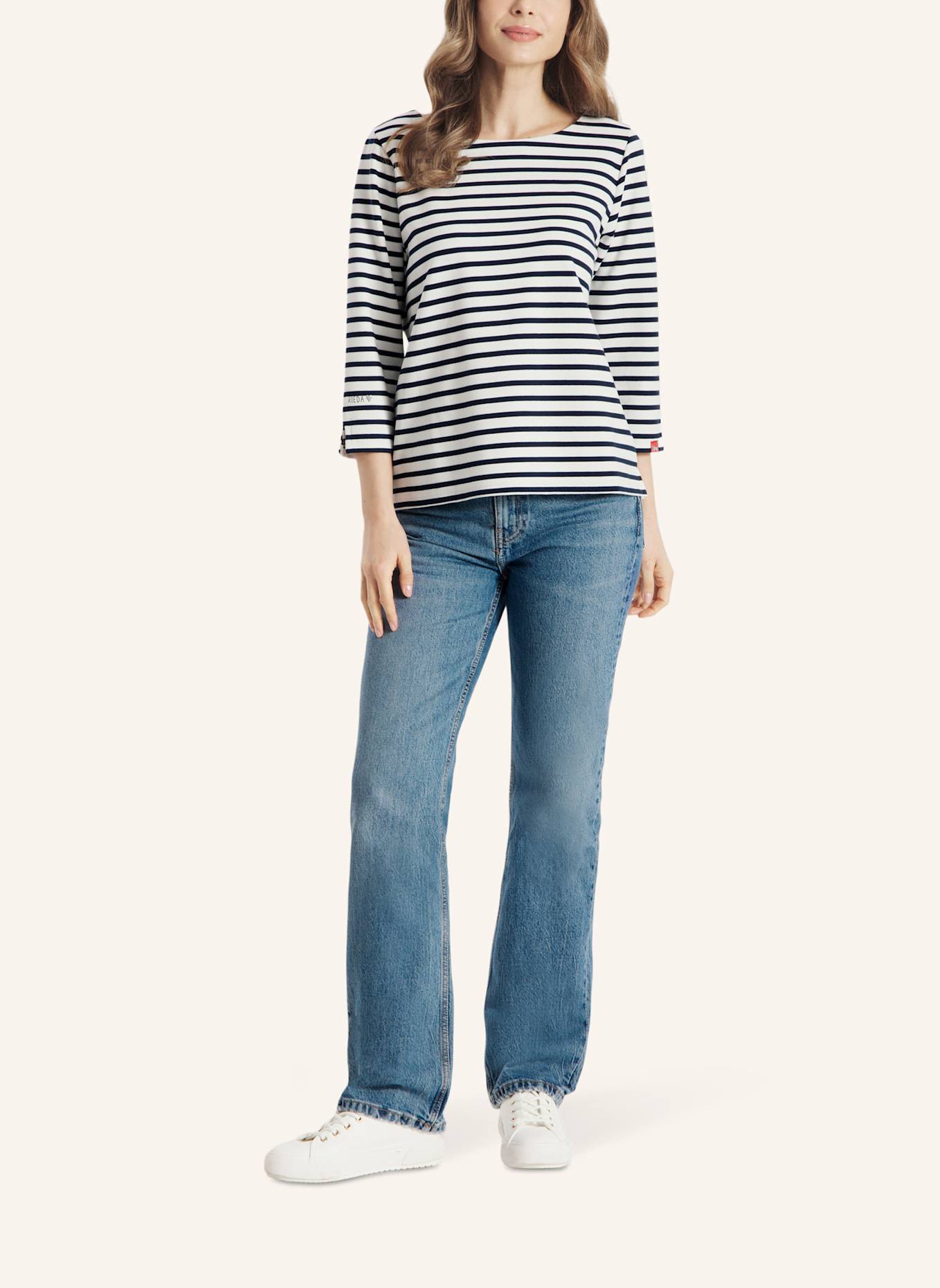 FRIEDA & FREDDIES Shirt mit 3/4 -Arm: DUNKELBLAU