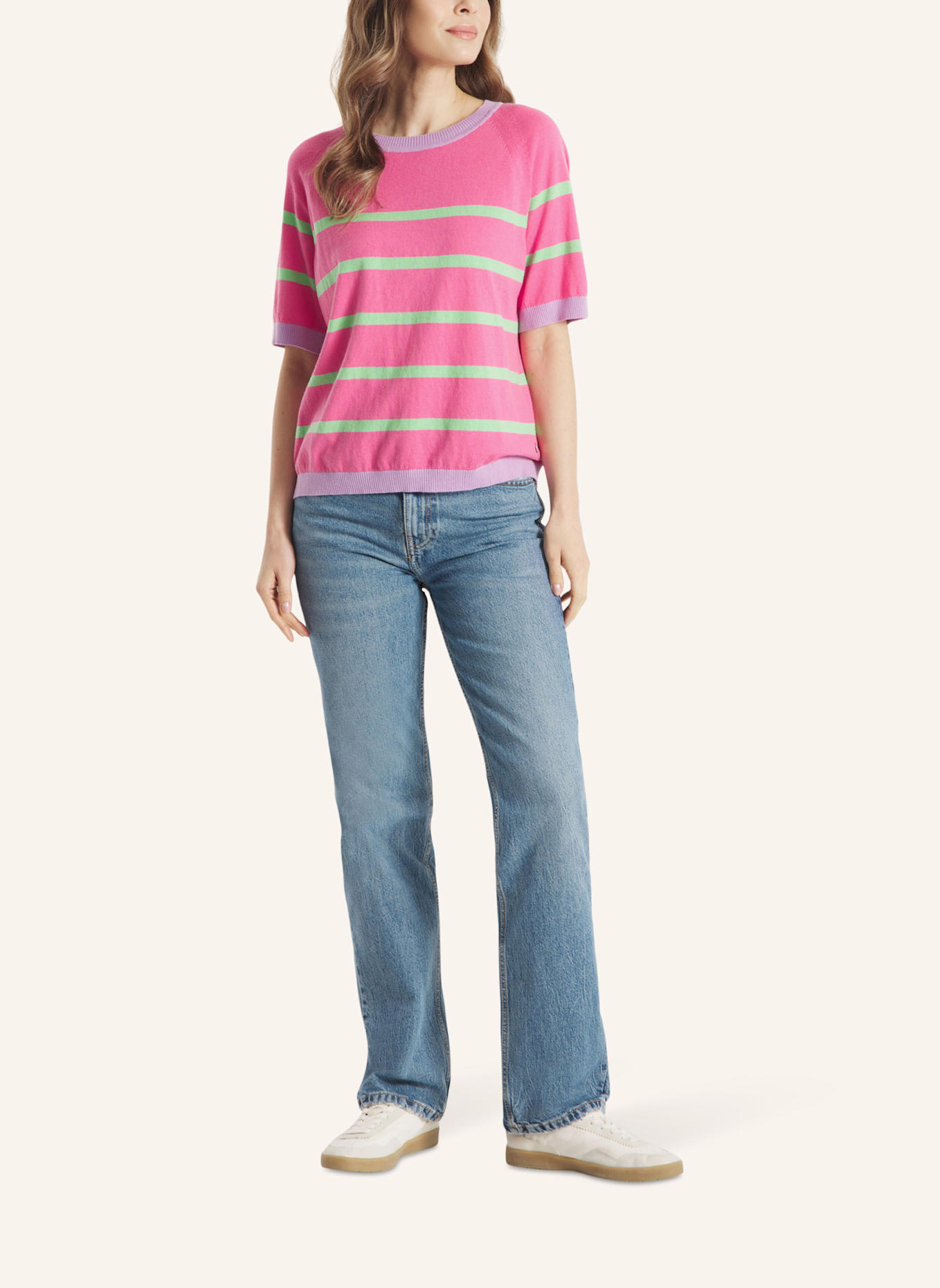 FRIEDA & FREDDIES Stricktshirt: PINK