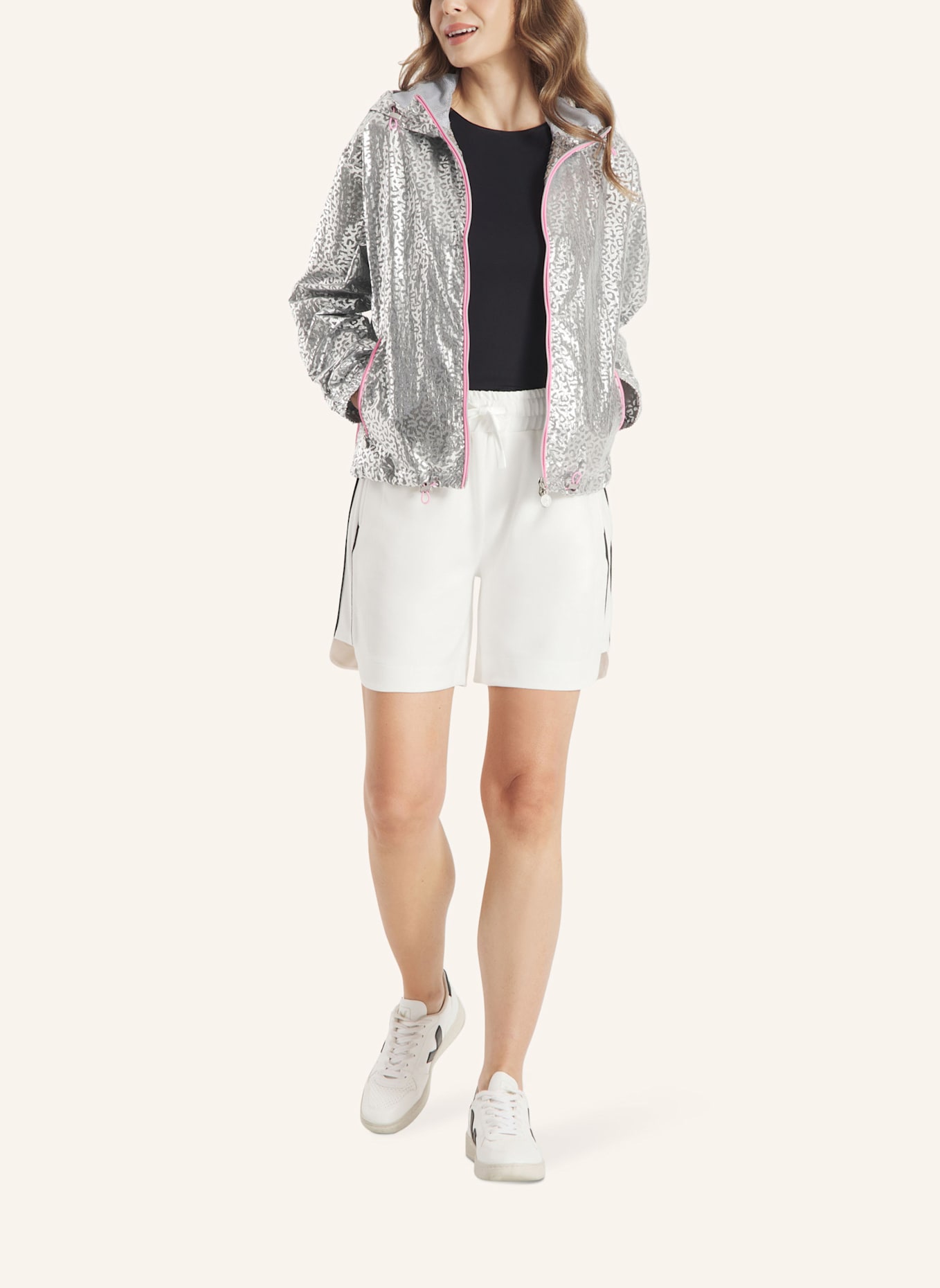 FRIEDA & FREDDIES Trainingsjacke: SILBER