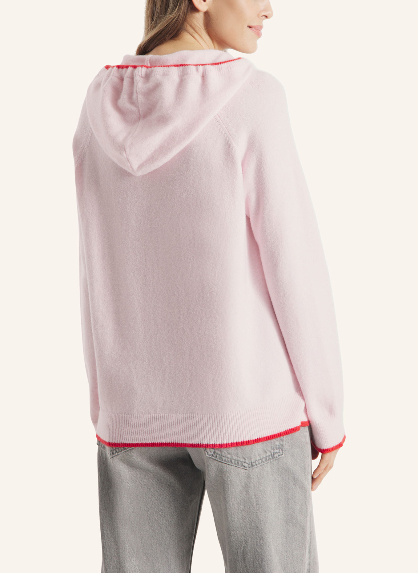 FRIEDA & FREDDIES Hoody: HELLROSA/ HELLBLAU