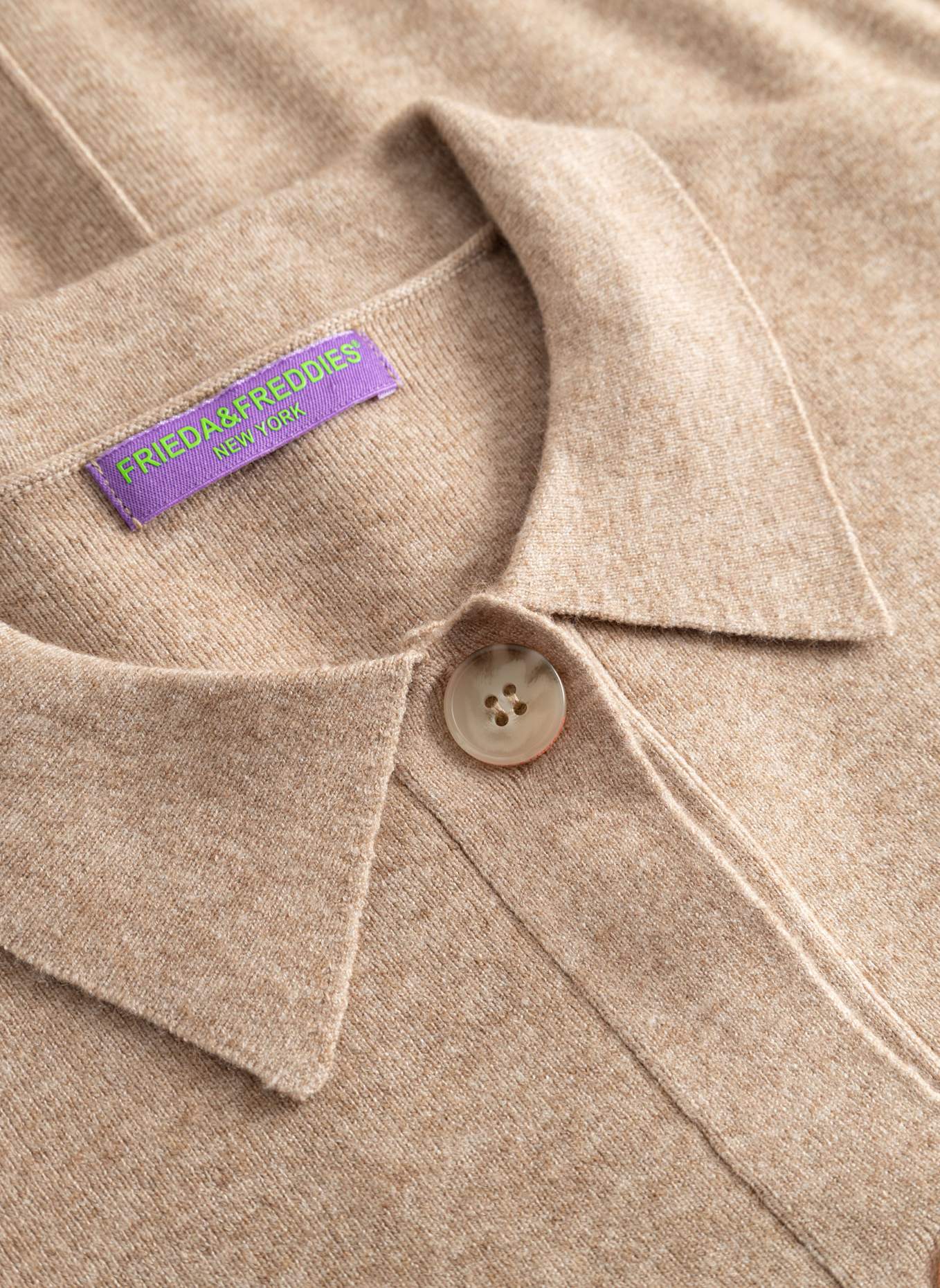 FRIEDA & FREDDIES Strickjacke: BEIGE