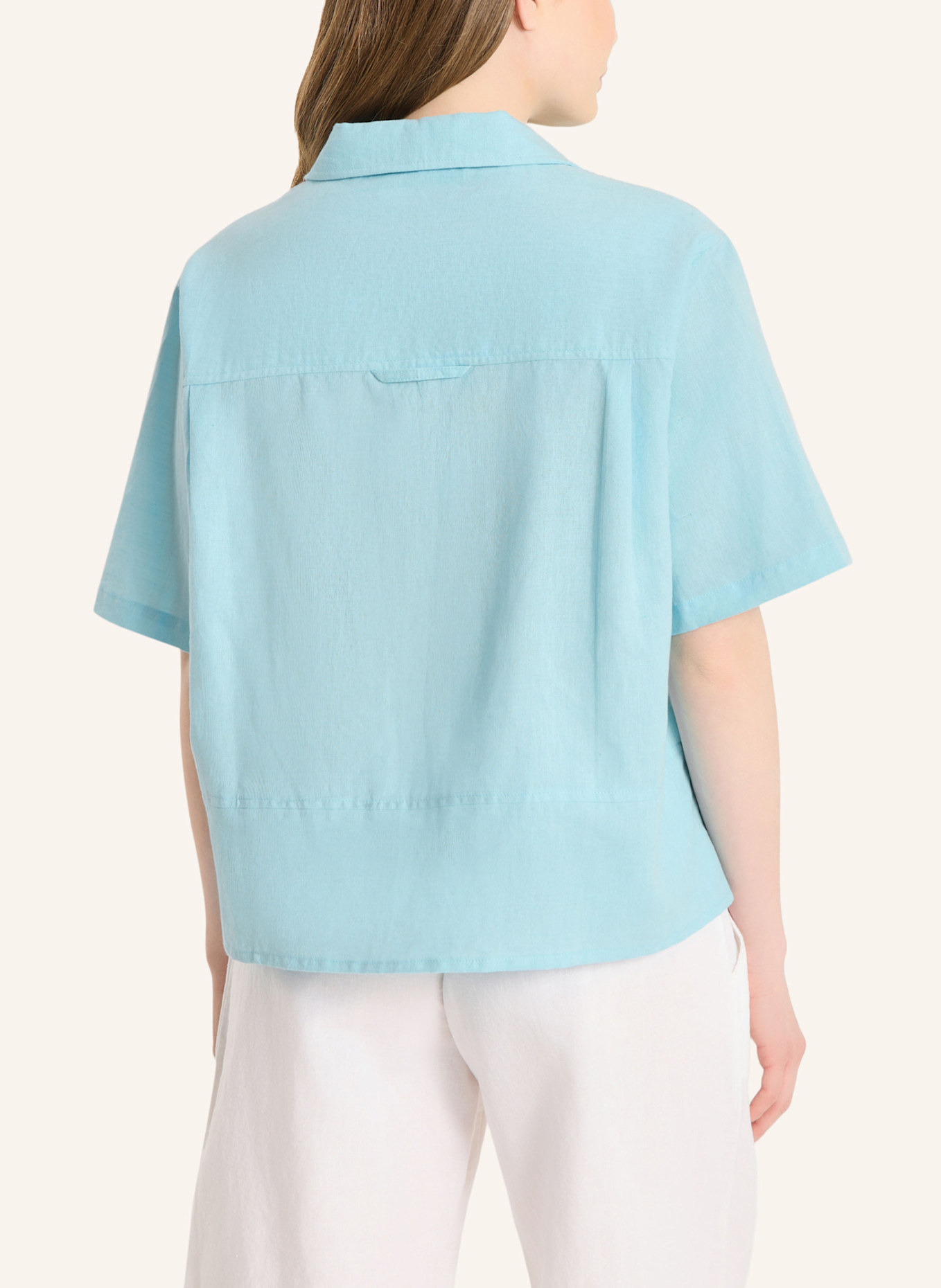 FRIEDA & FREDDIES Blouse: ROSÉ/ HELLBLAU