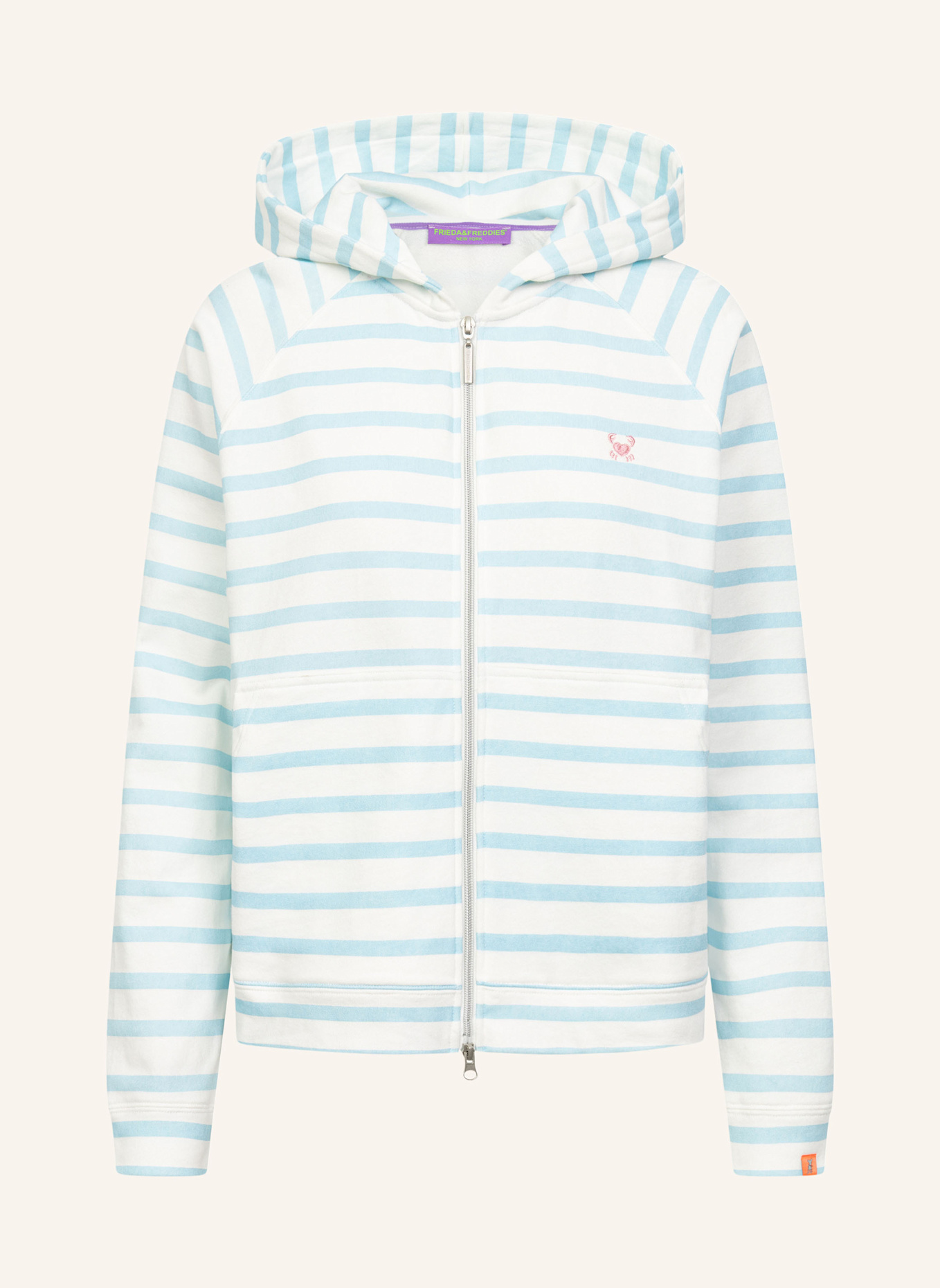 FRIEDA & FREDDIES Sweat-Jacket: HELLBLAU