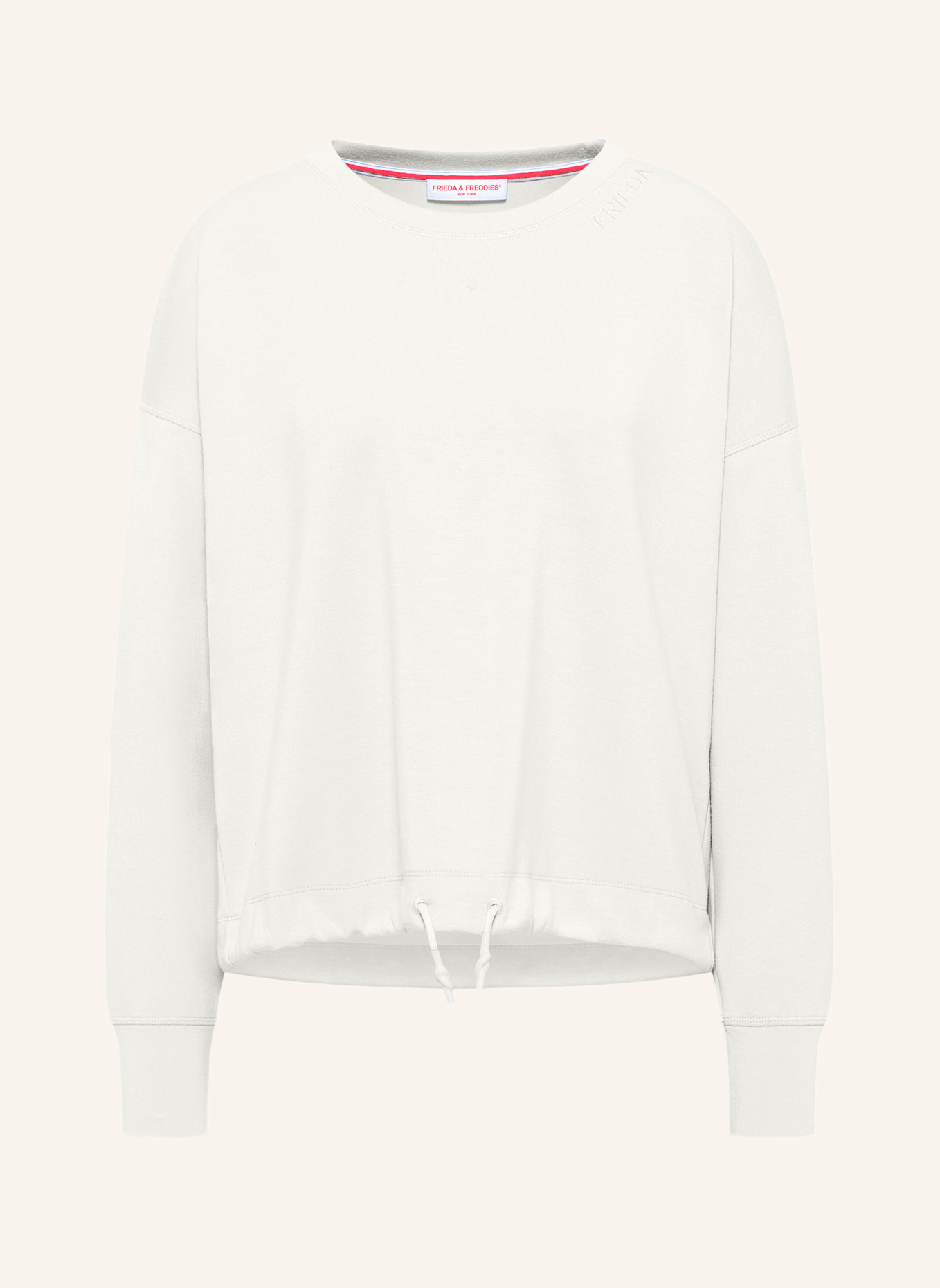 FRIEDA & FREDDIES Sweat-Shirt: BEIGE/ ROSÉ