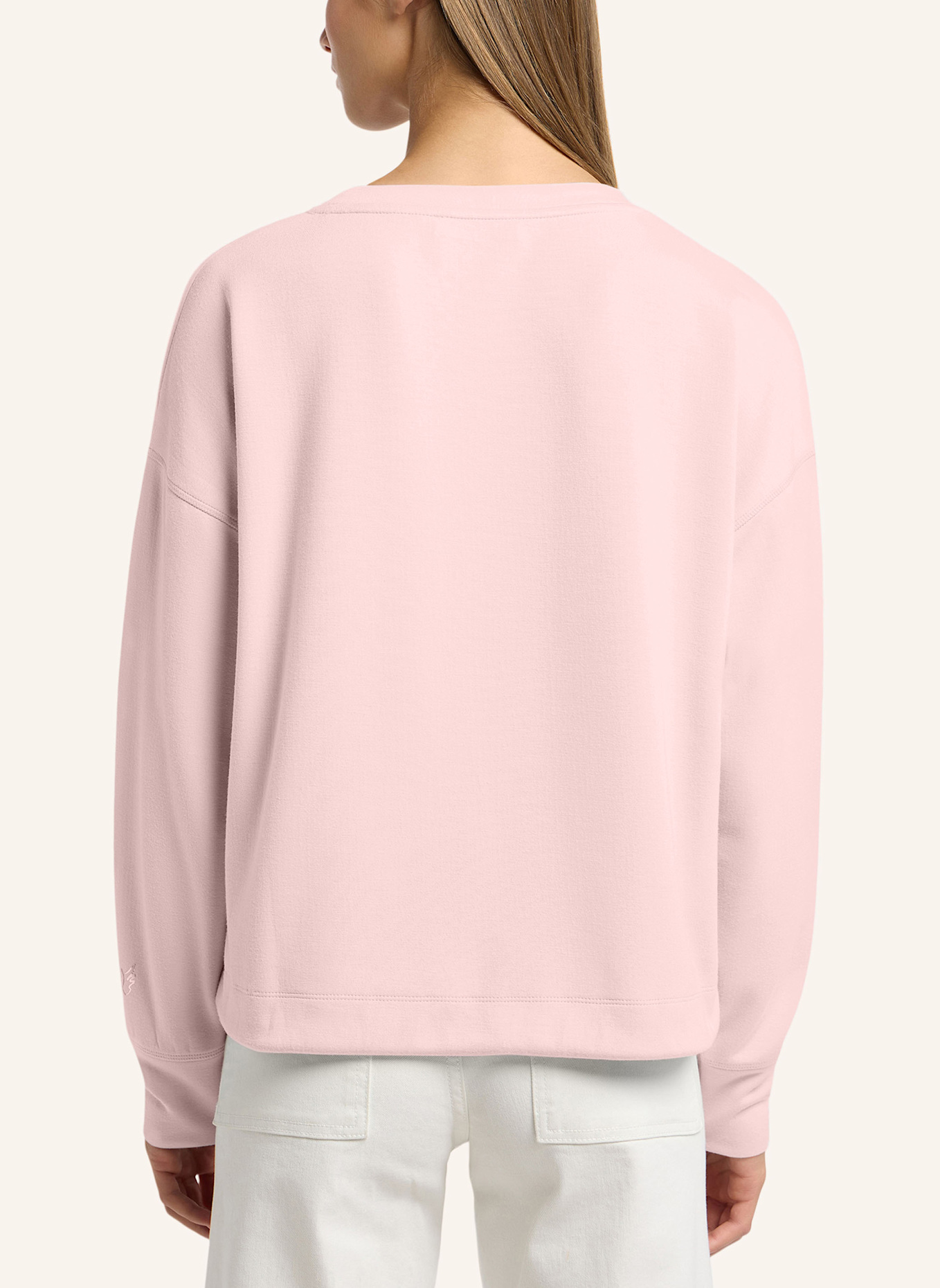 FRIEDA & FREDDIES Sweat-Shirt: BEIGE/ ROSÉ