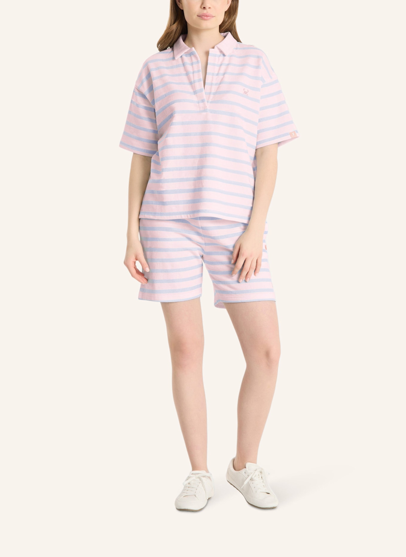 FRIEDA & FREDDIES Sweat-Shirt: ROSÉ/ HELLBLAU