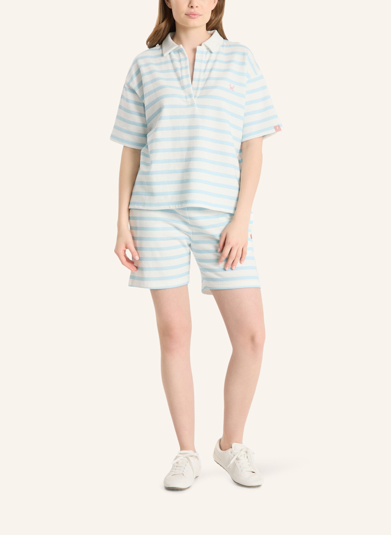 FRIEDA & FREDDIES Sweat-Shirt: ROSÉ/ HELLBLAU