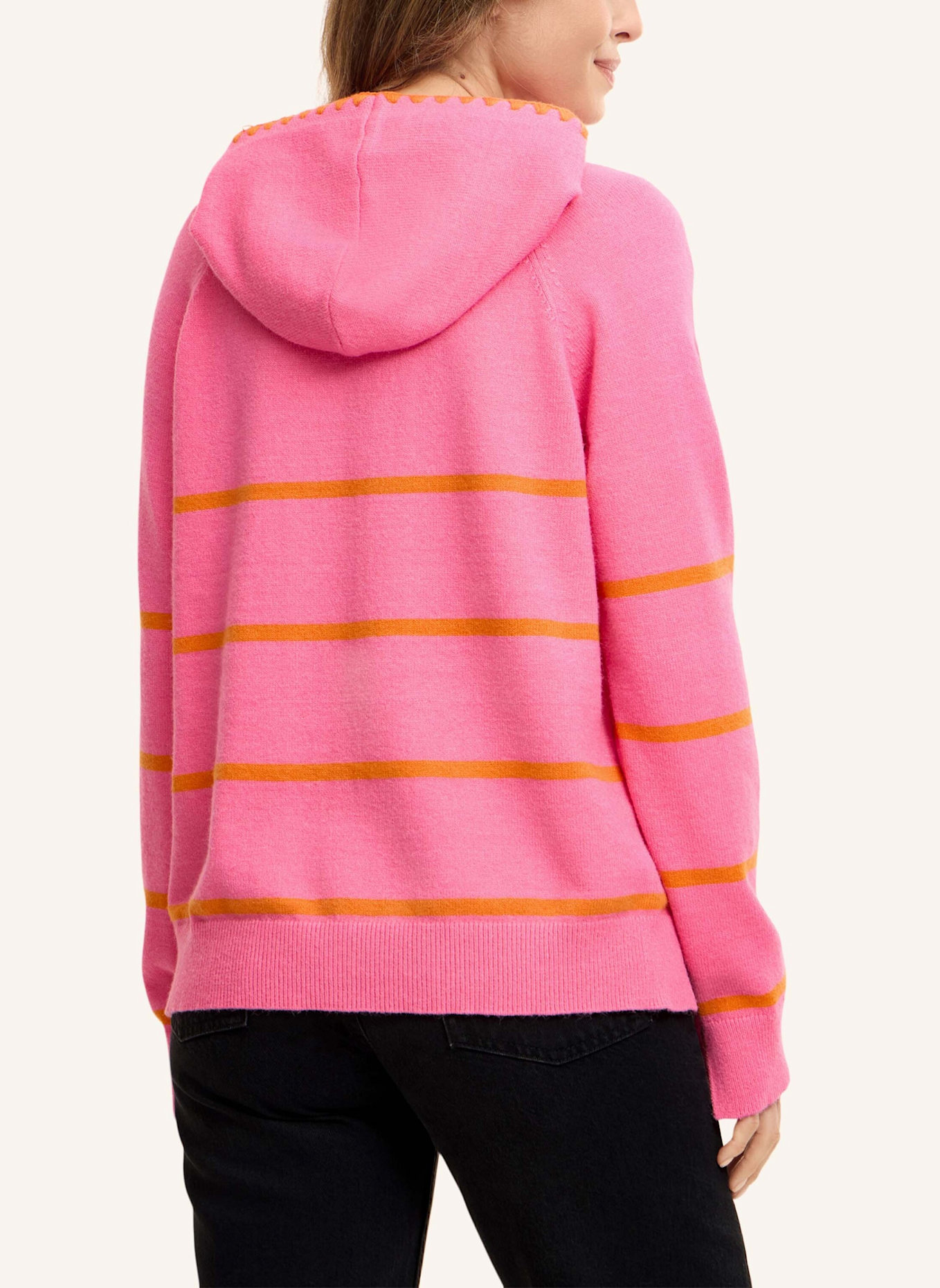 FRIEDA & FREDDIES Strick-Hoodie: PINK