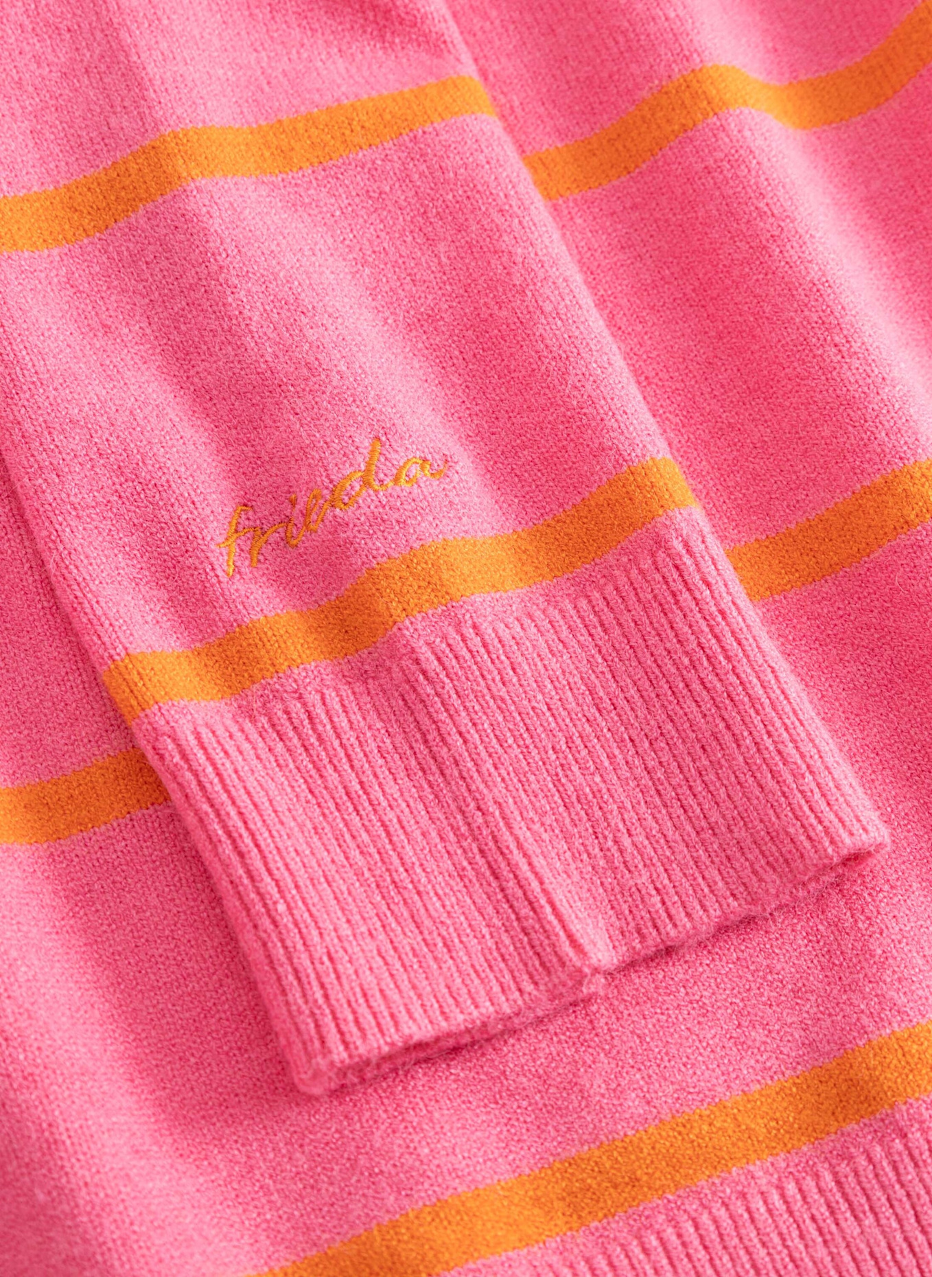 FRIEDA & FREDDIES Strick-Hoodie: PINK