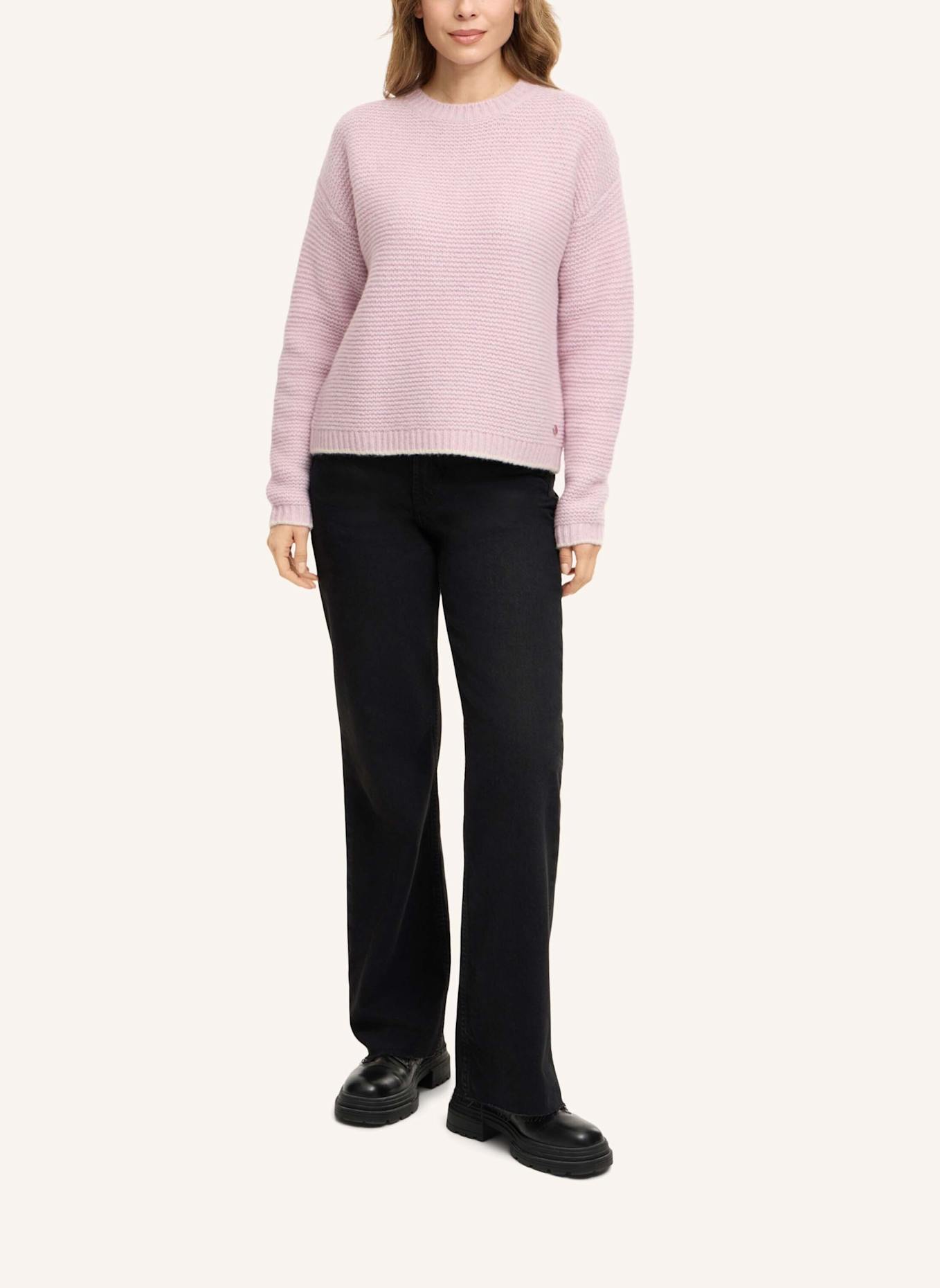 FRIEDA & FREDDIES Pullover mit Zopfstrickdetail: BEIGE