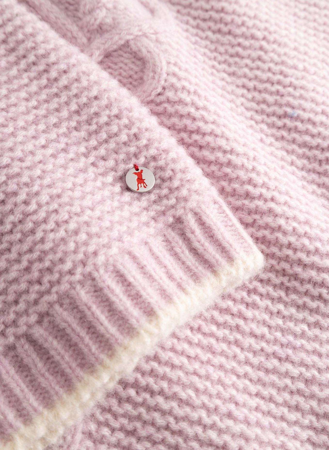FRIEDA & FREDDIES Pullover mit Zopfstrickdetail: BEIGE