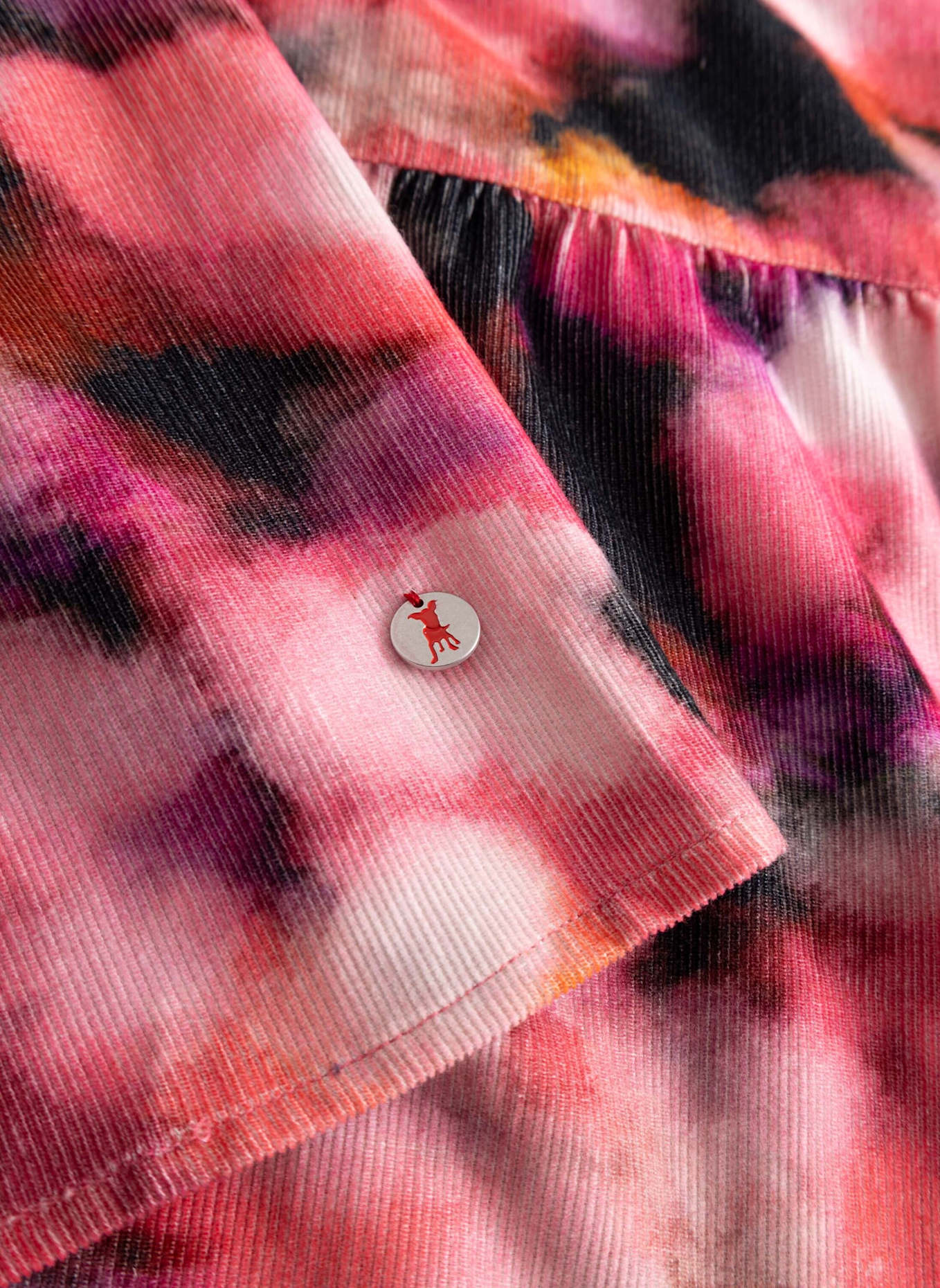 FRIEDA & FREDDIES Hemdblusenkleid: HELLROT
