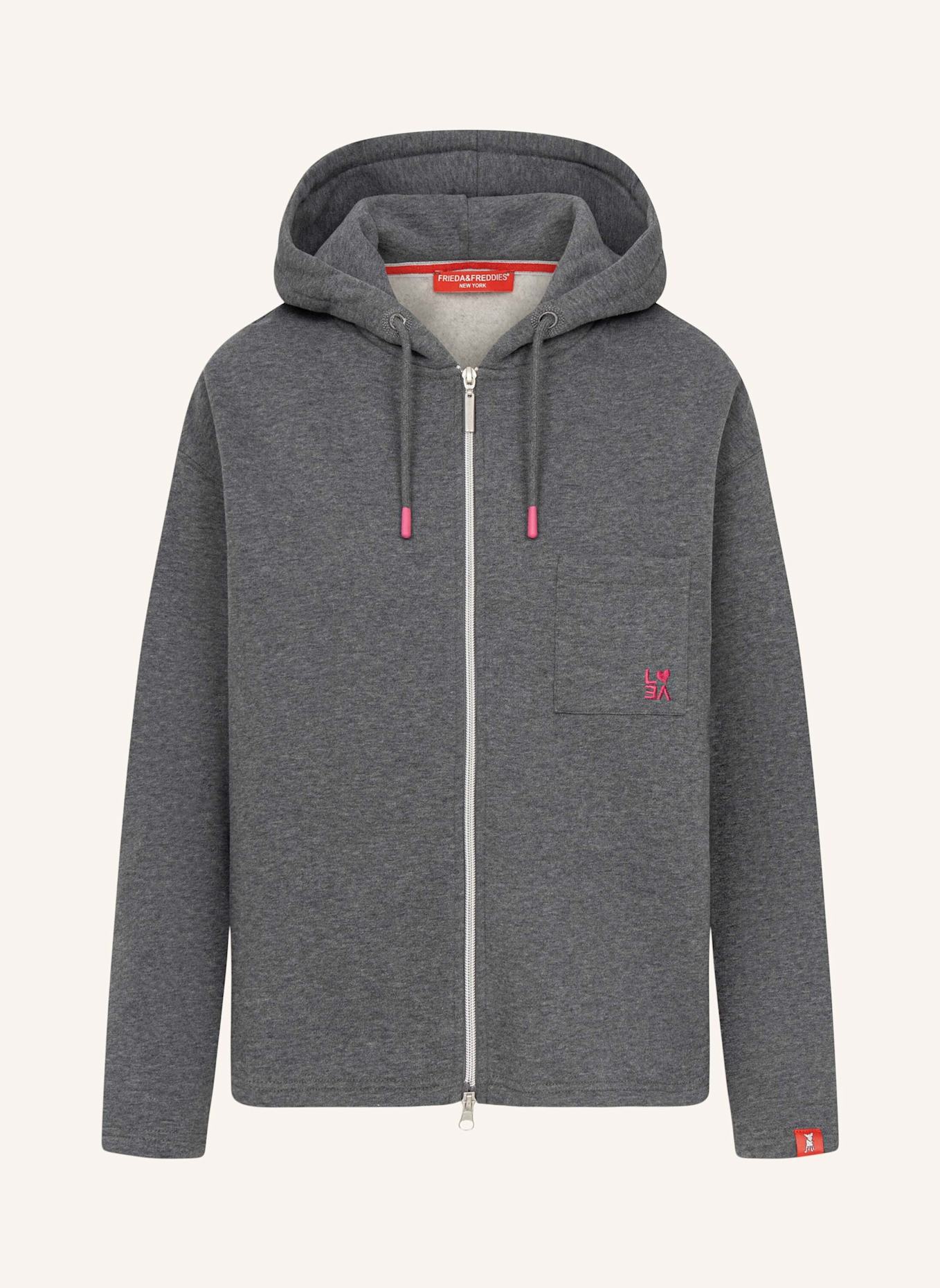 FRIEDA & FREDDIES Sweatjacke: GRAU