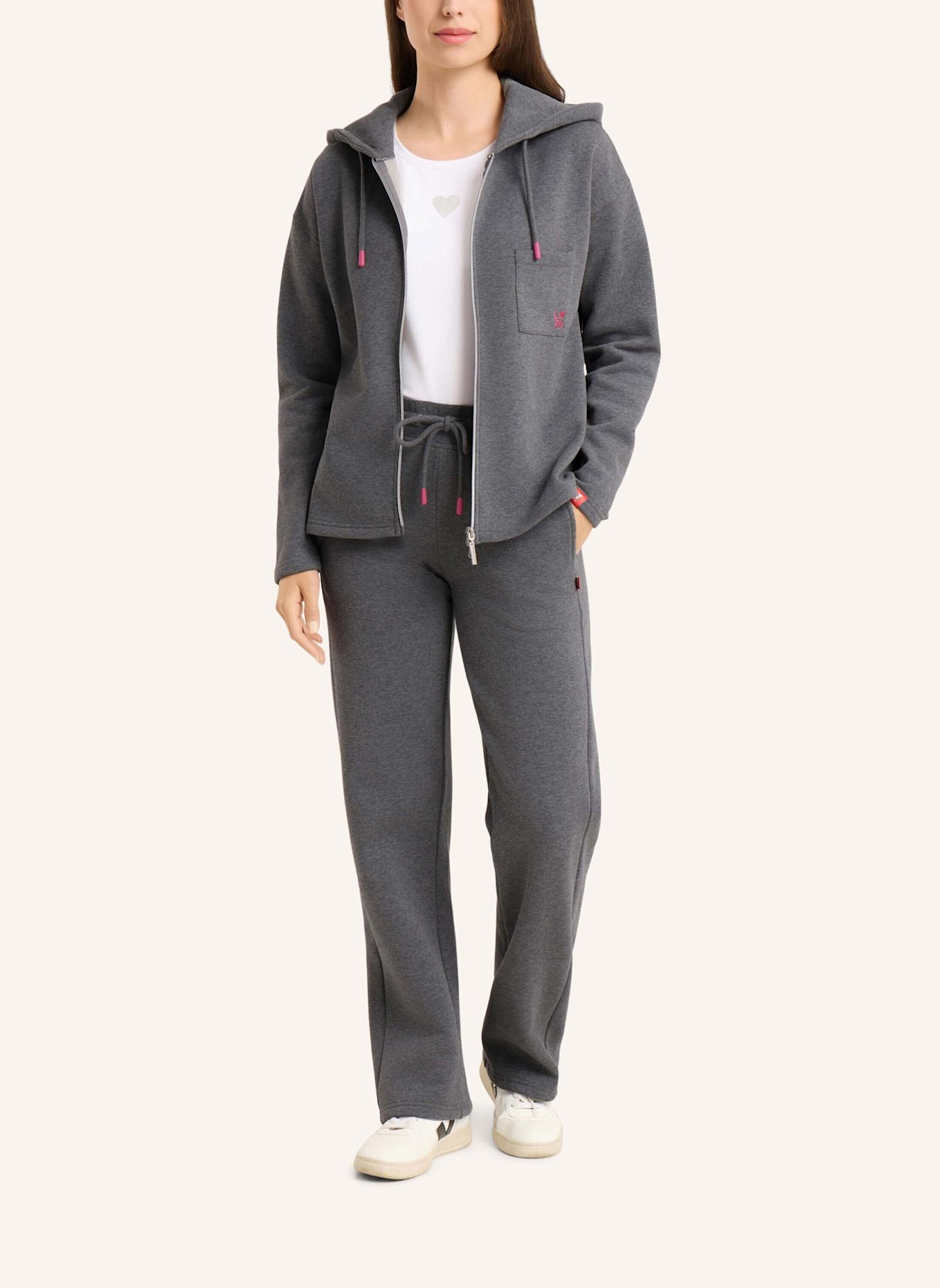 FRIEDA & FREDDIES Sweatjacke: GRAU