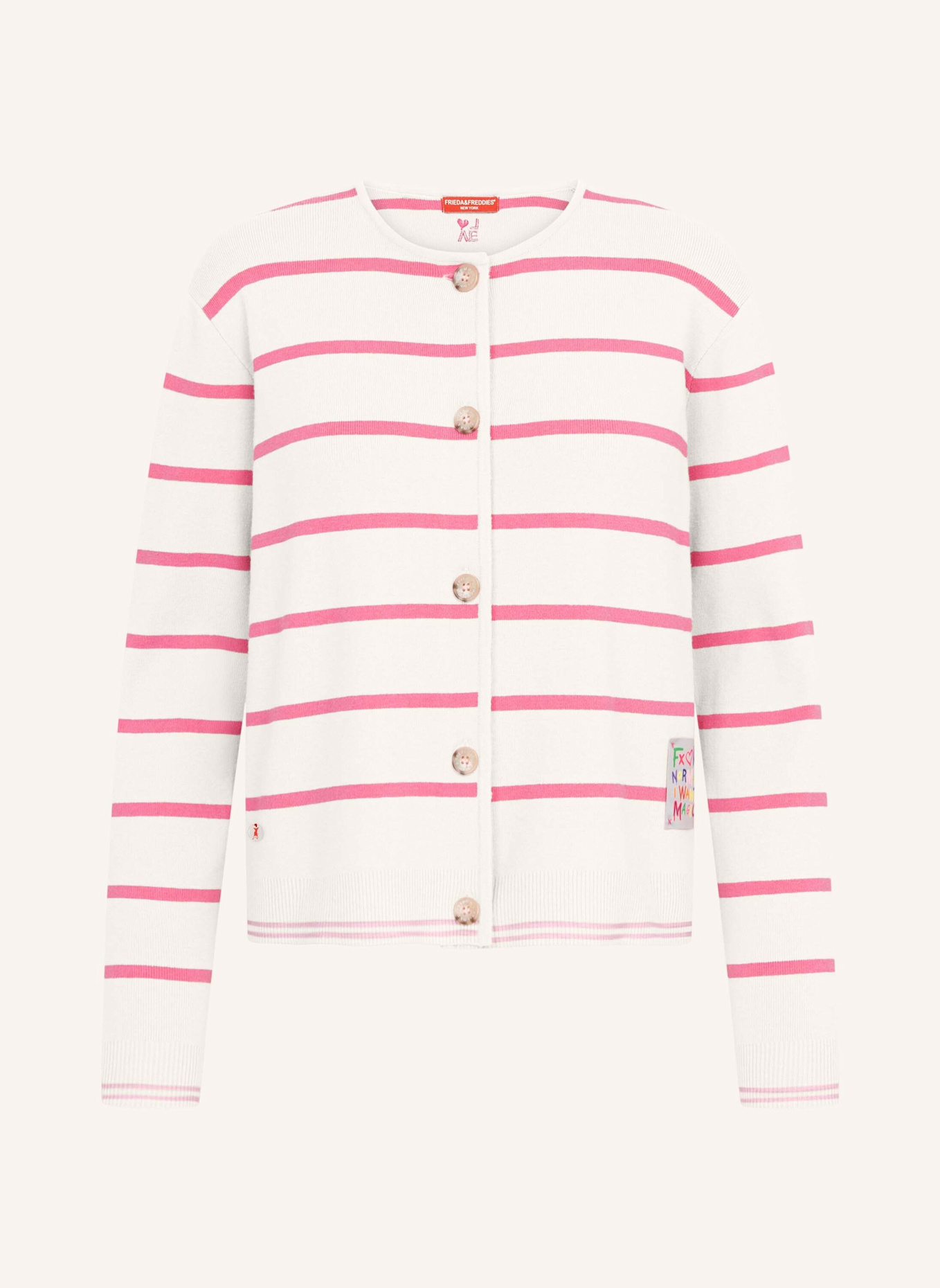 FRIEDA & FREDDIES Strickjacke: BEIGE