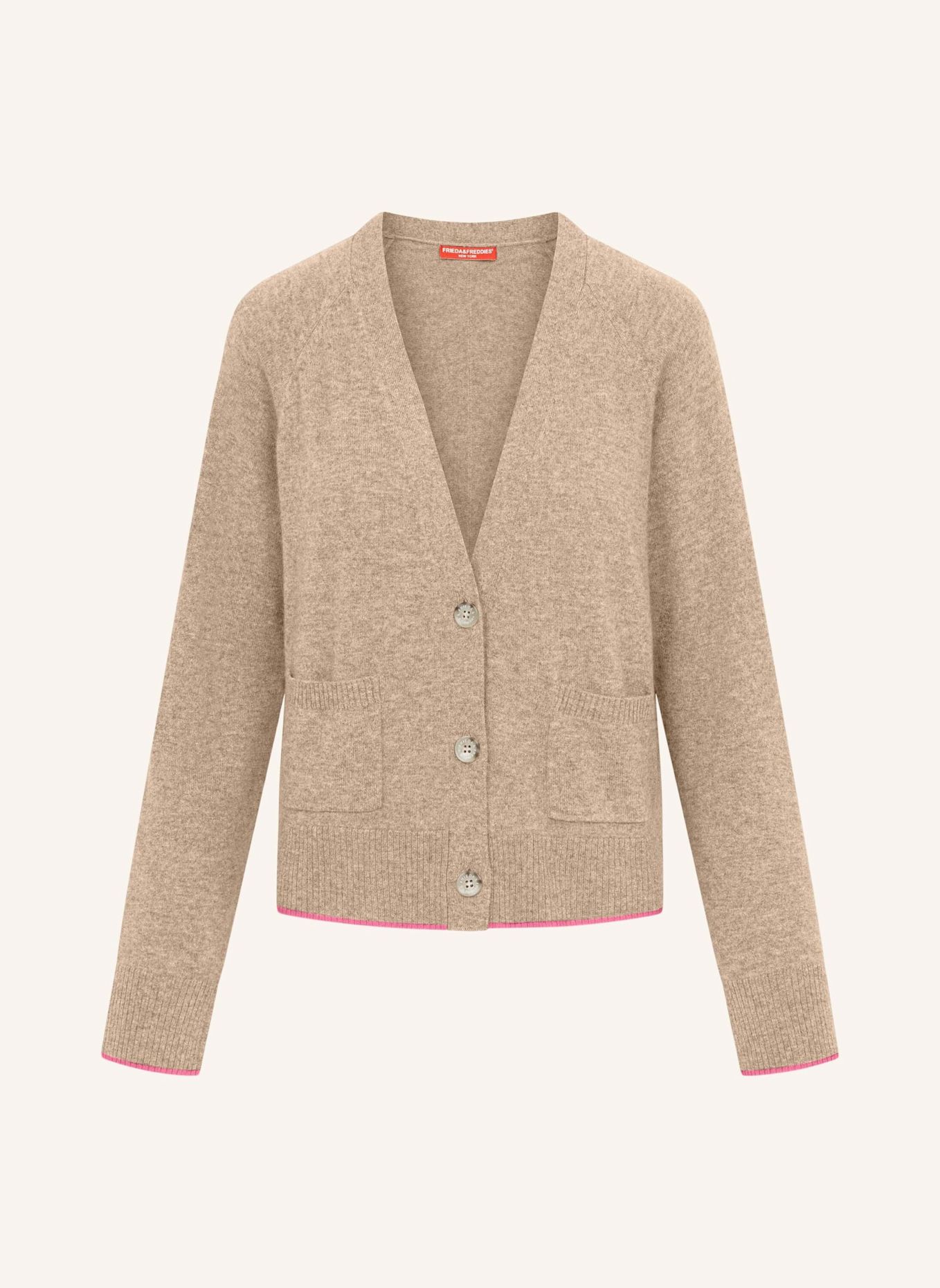 FRIEDA & FREDDIES Strickjacke: BEIGE